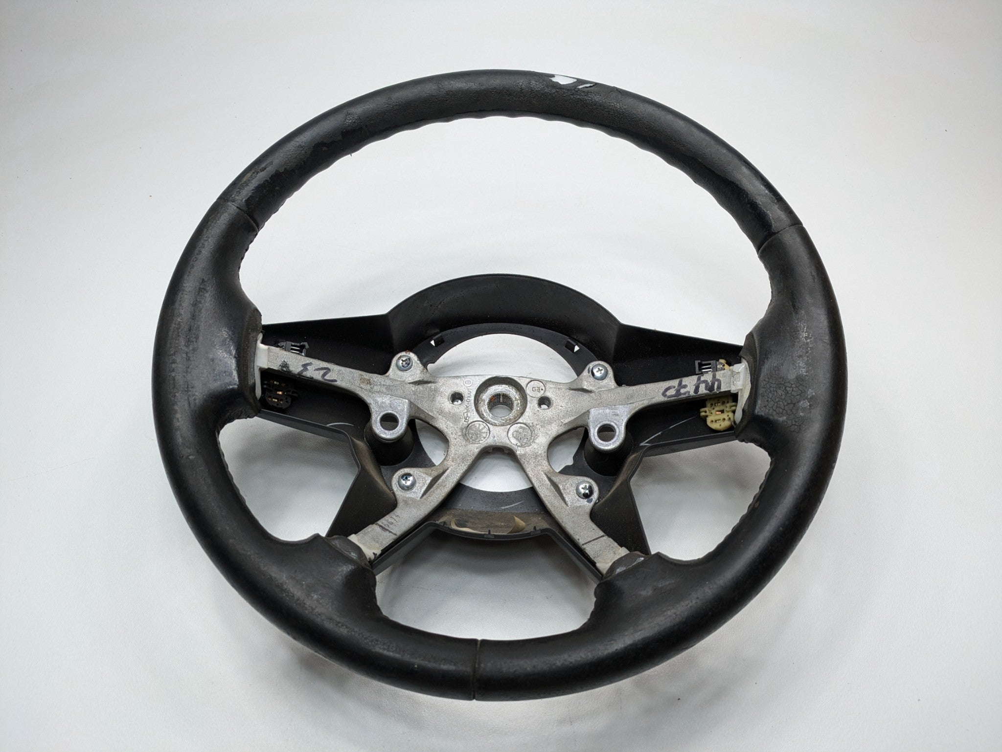 05 - 07 OEM JEEP GRAND CHEROKEE LEFT DRIVER SIDE STEERING WHEEL LEATHER BLACK