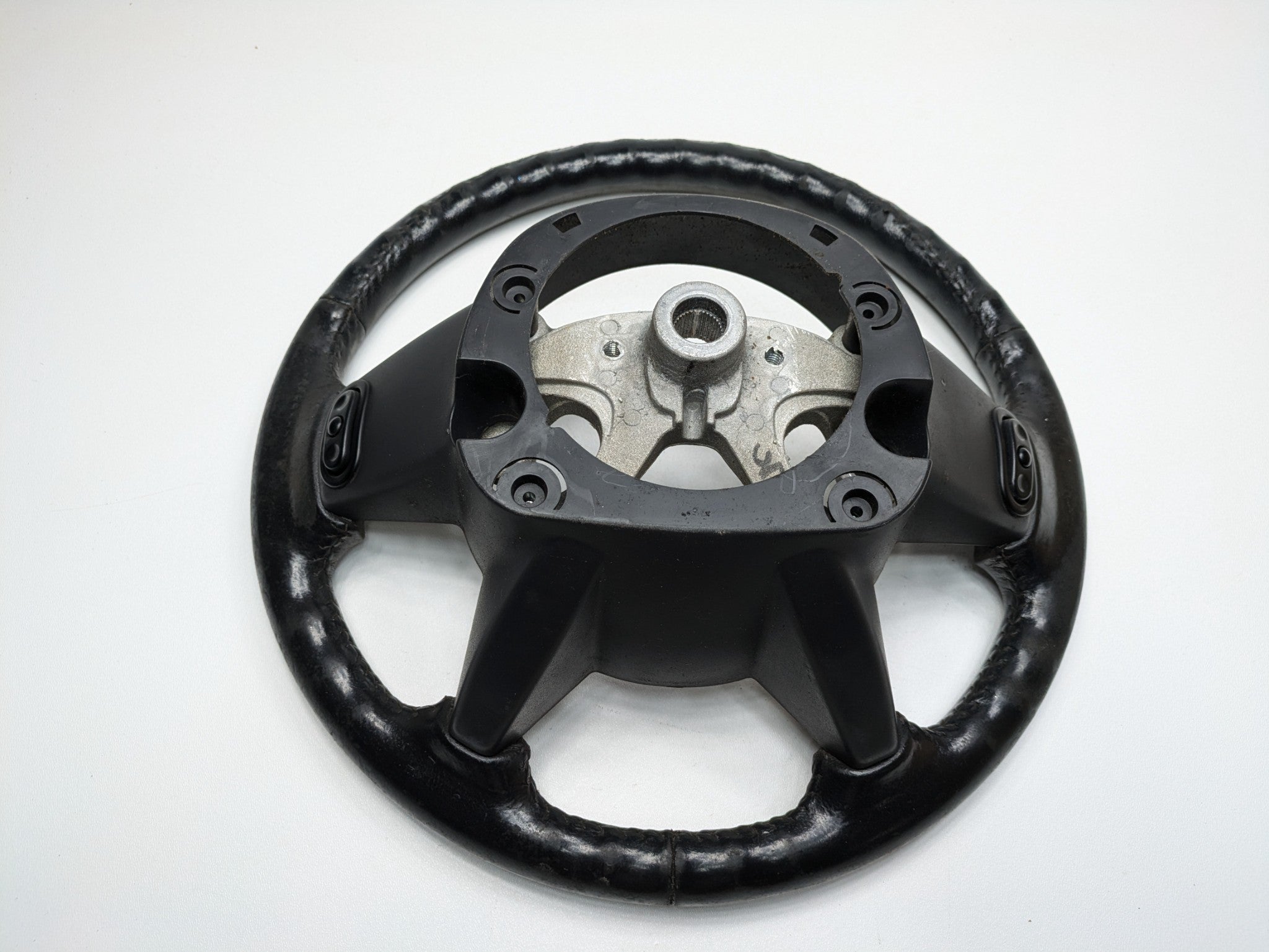 05 - 07 OEM JEEP GRAND CHEROKEE LEFT DRIVER SIDE STEERING WHEEL LEATHER BLACK