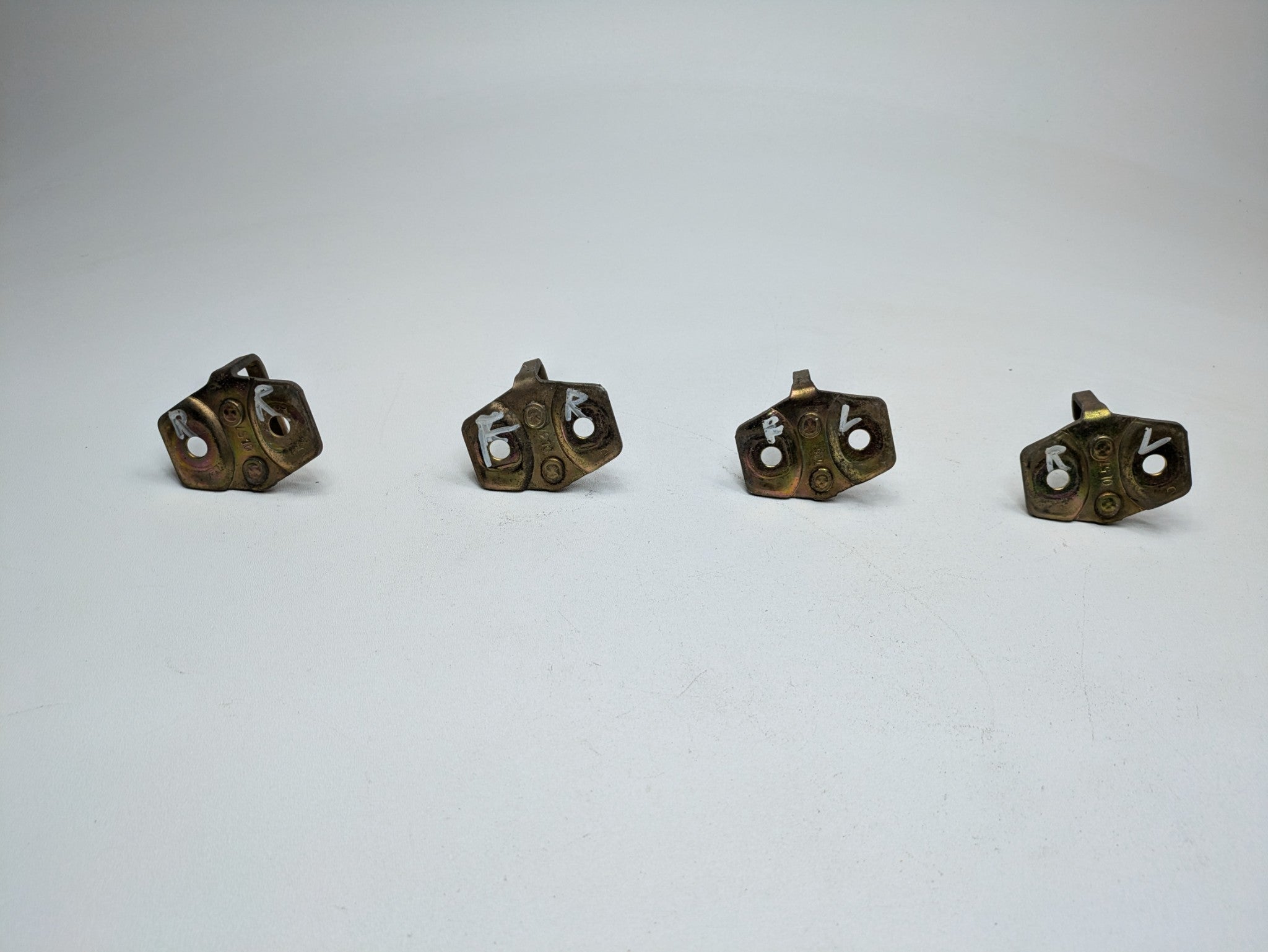 05 - 07 OEM JEEP GRAND CHEROKEE FRONT AND REAR DOOR LOCK STRIKER PLATE SET OF 4