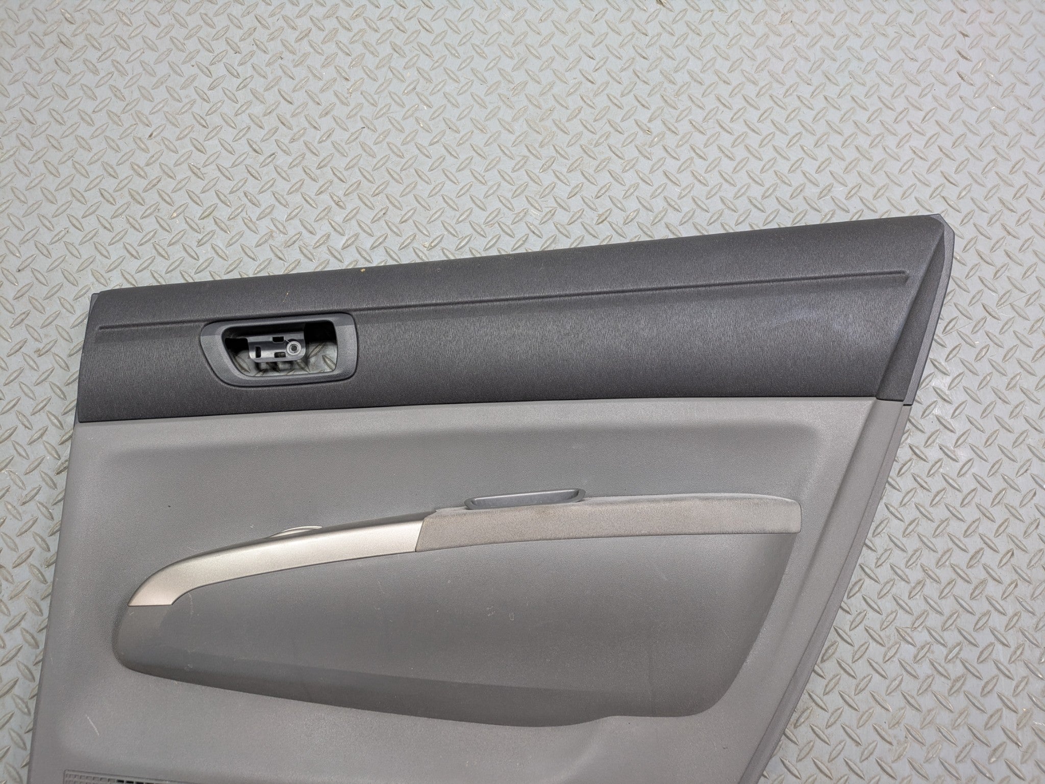 06 - 09 OEM TOYOTA PRIUS REAR RIGHT PASSENGER SIDE DOOR TRIM PANEL SMOKEY GREY