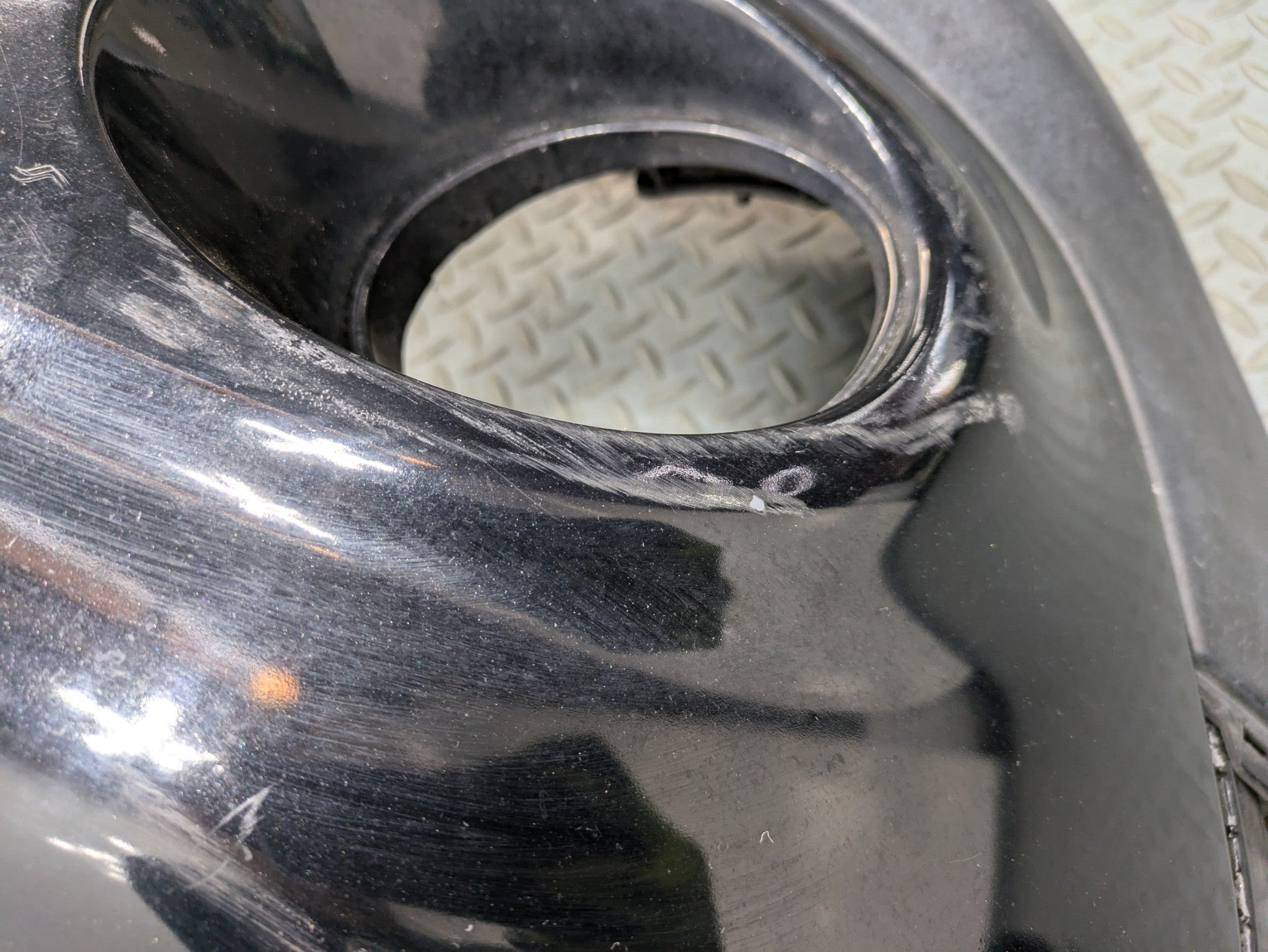 2010 - 2013 OEM MINI COOPER FRONT BUMPER COVER PANEL ASSEMBLY MIDNIGHT BLACK