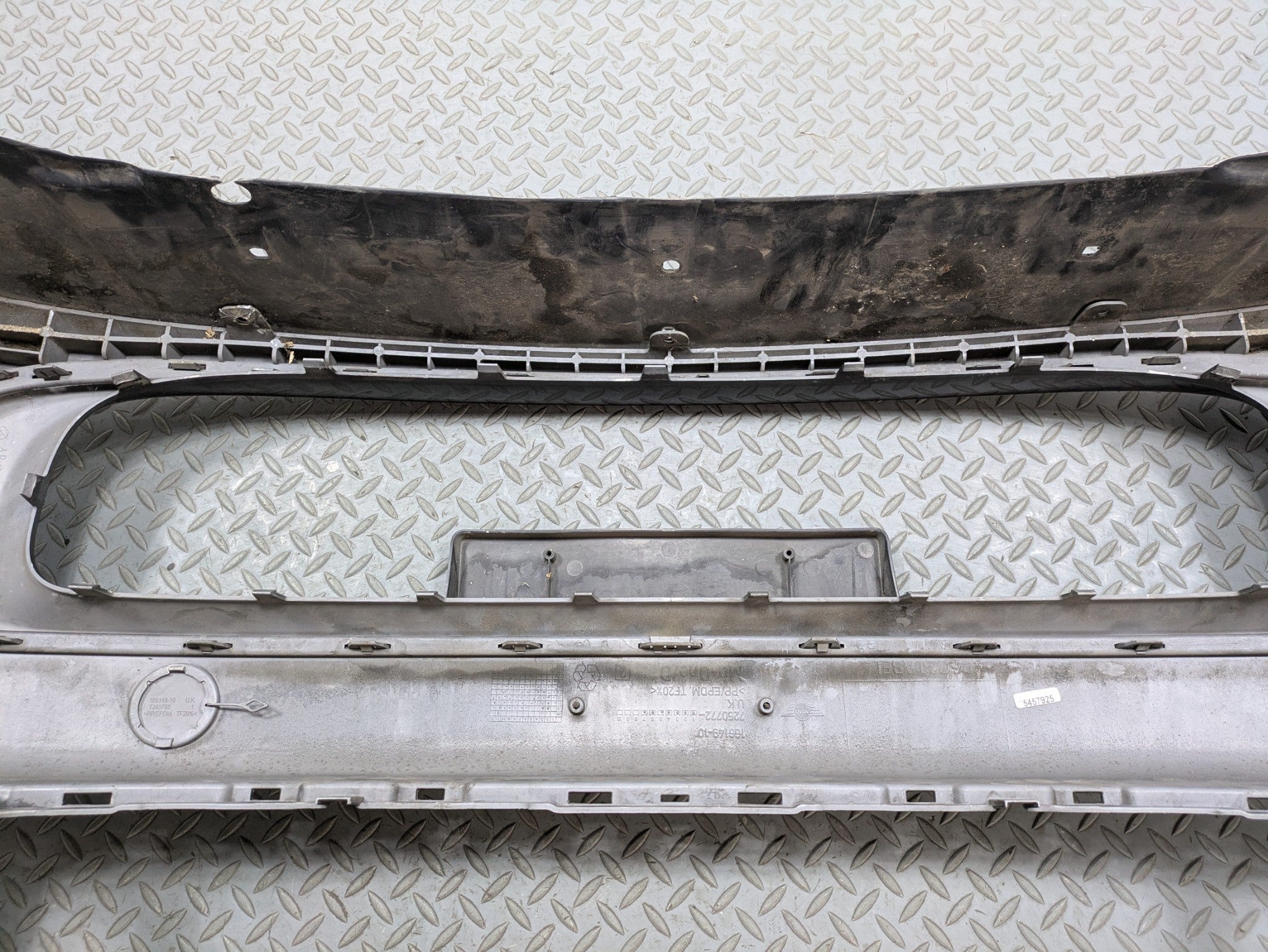 2010 - 2013 OEM MINI COOPER FRONT BUMPER COVER PANEL ASSEMBLY MIDNIGHT BLACK