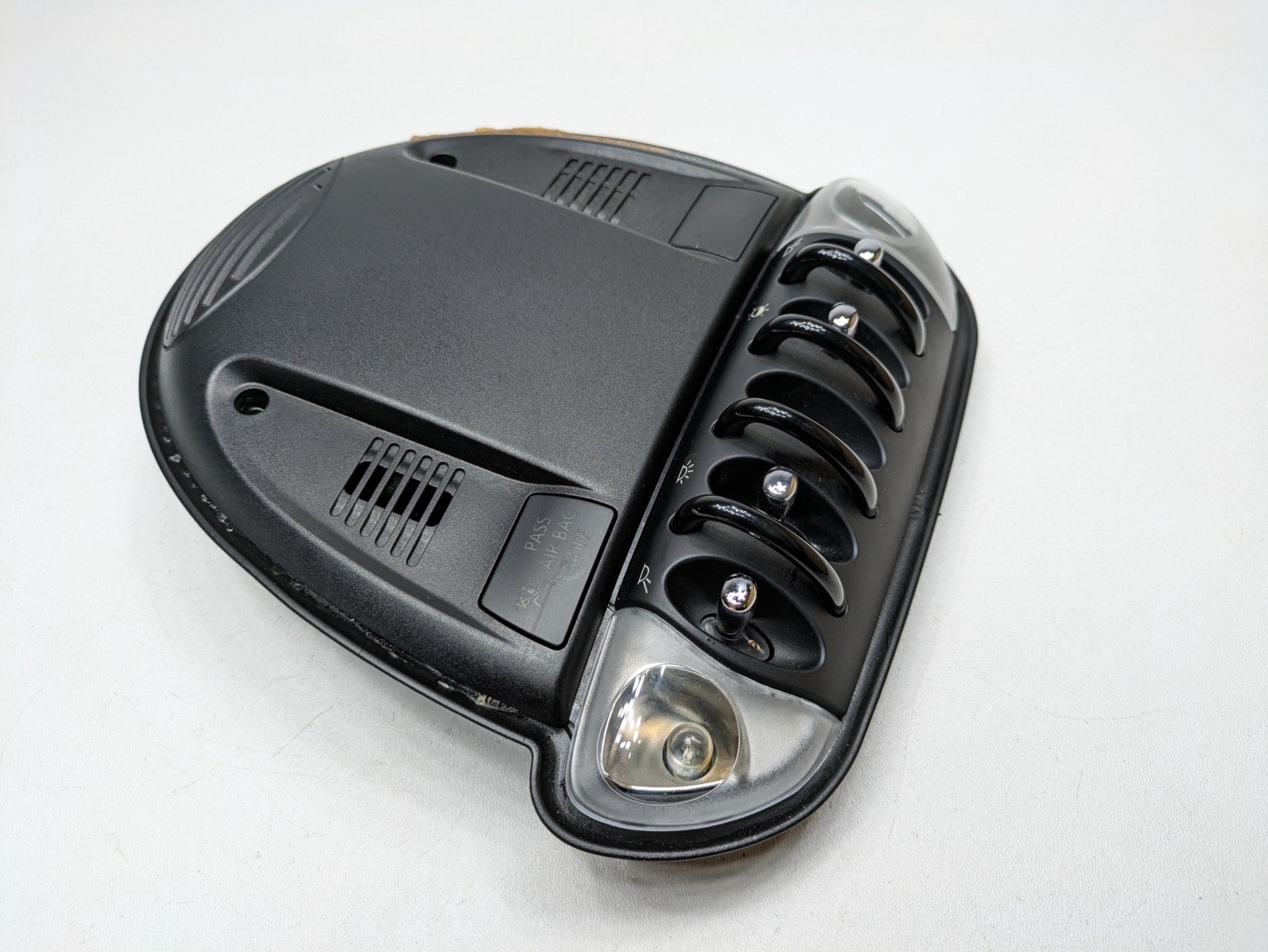 2010 - 2013 OEM MINI COOPER FRONT ROOF READING LIGHT AND SWITCH PANEL ASSEMBLY