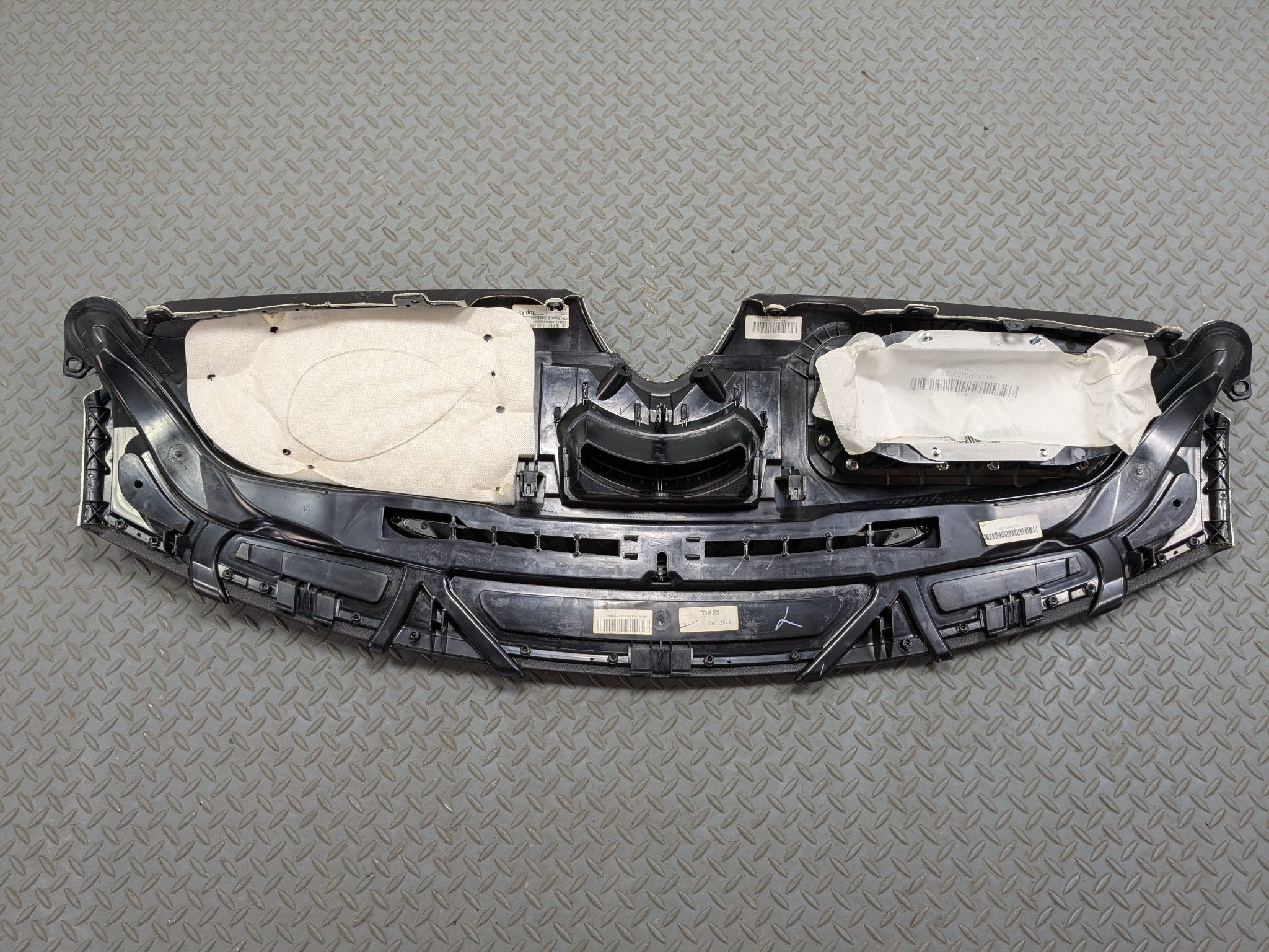 2010 - 2013 OEM MINI COOPER FRONT TOP DASH COVER PANEL ASSEMBLY LEATHER BLACK