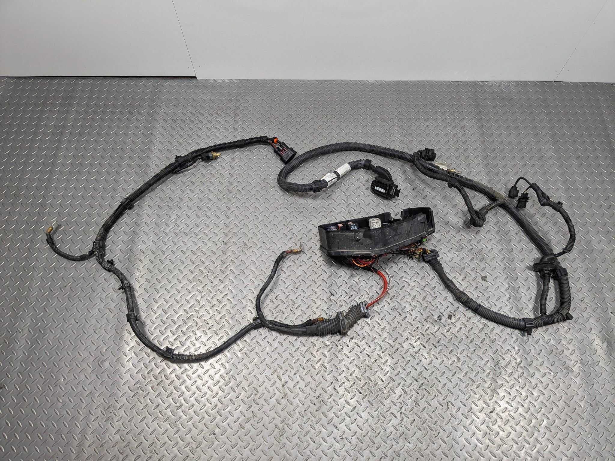 2011 - 2014 OEM PORSCHE CAYENNE INTERIOR HOOD WIRE HARNESS CABLE AND CONNECTOR