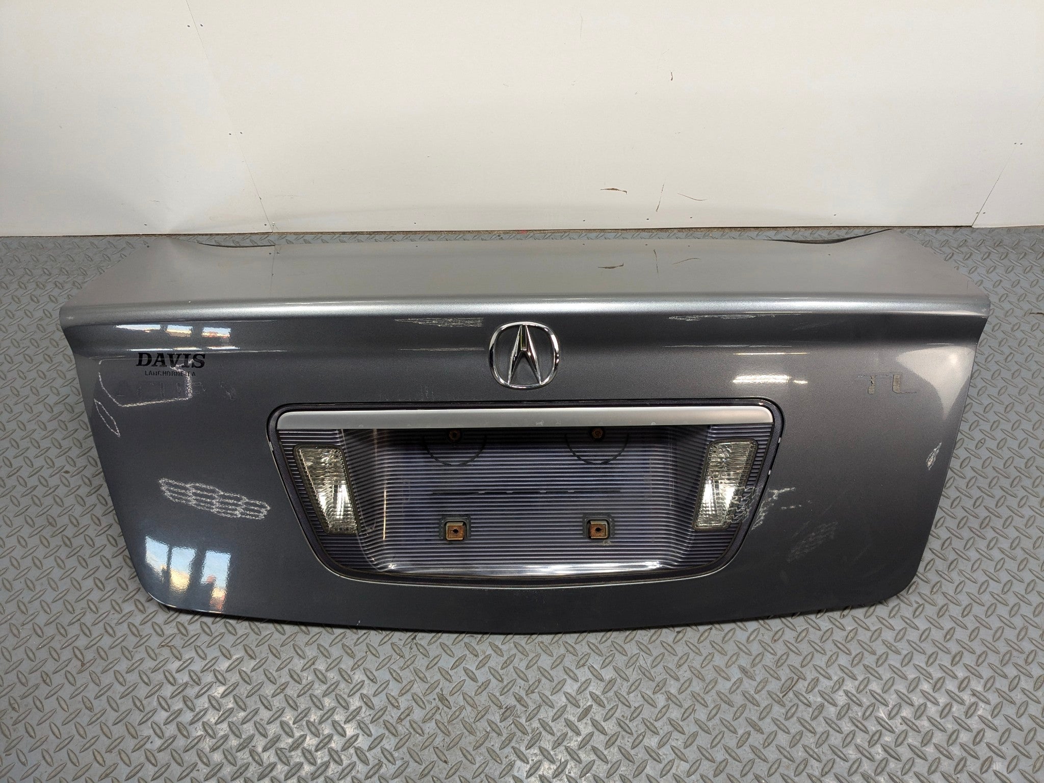 2004 - 2006 ACURA TL OEM REAR TRUNK DOOR DECKLID SHELL PANEL ANTHRACITE METALLIC