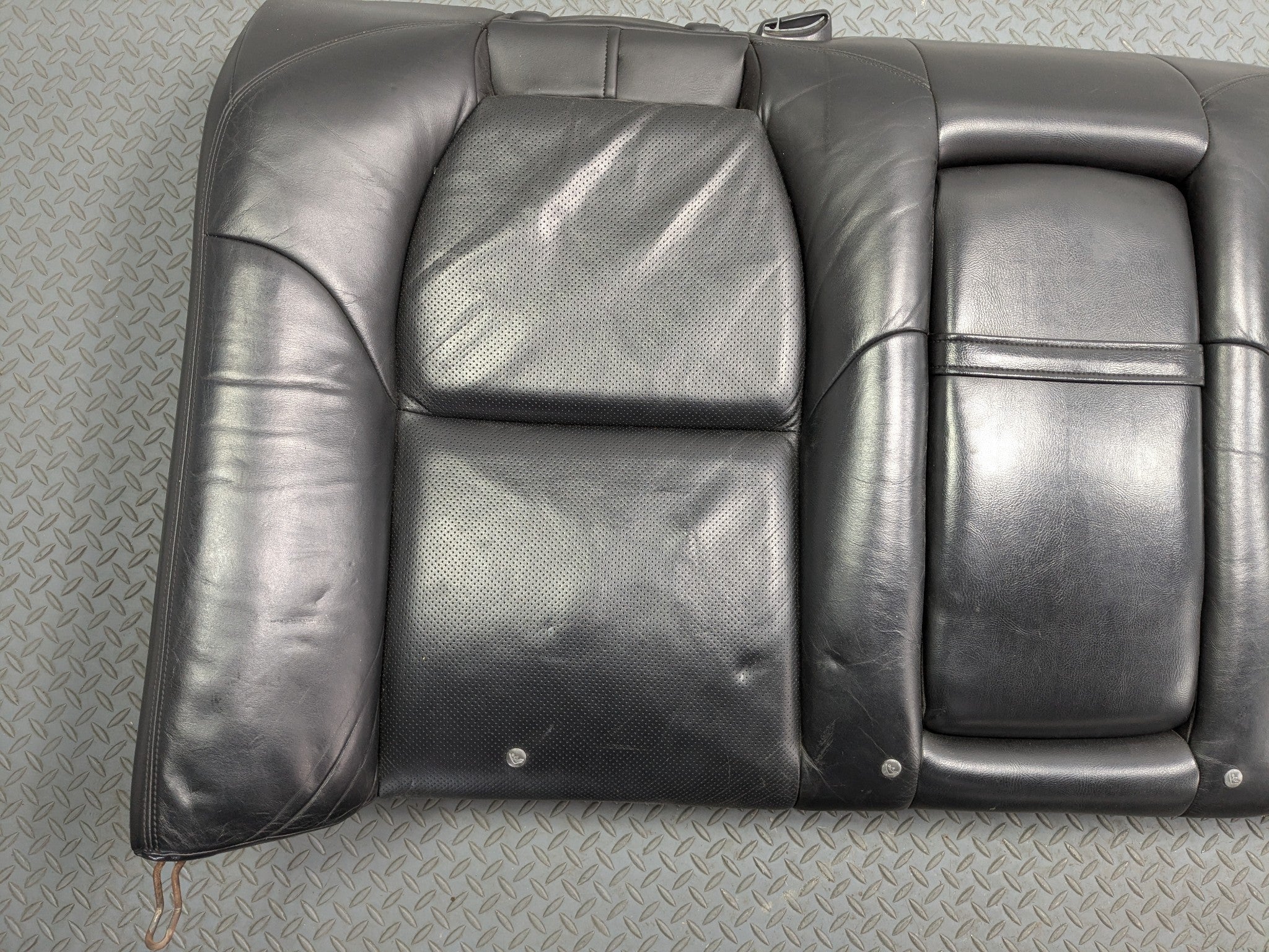 2004 - 2006 ACURA TL OEM REAR BACK UPPER SEAT CUSHION WITH ARMREST LEATHER BLACK