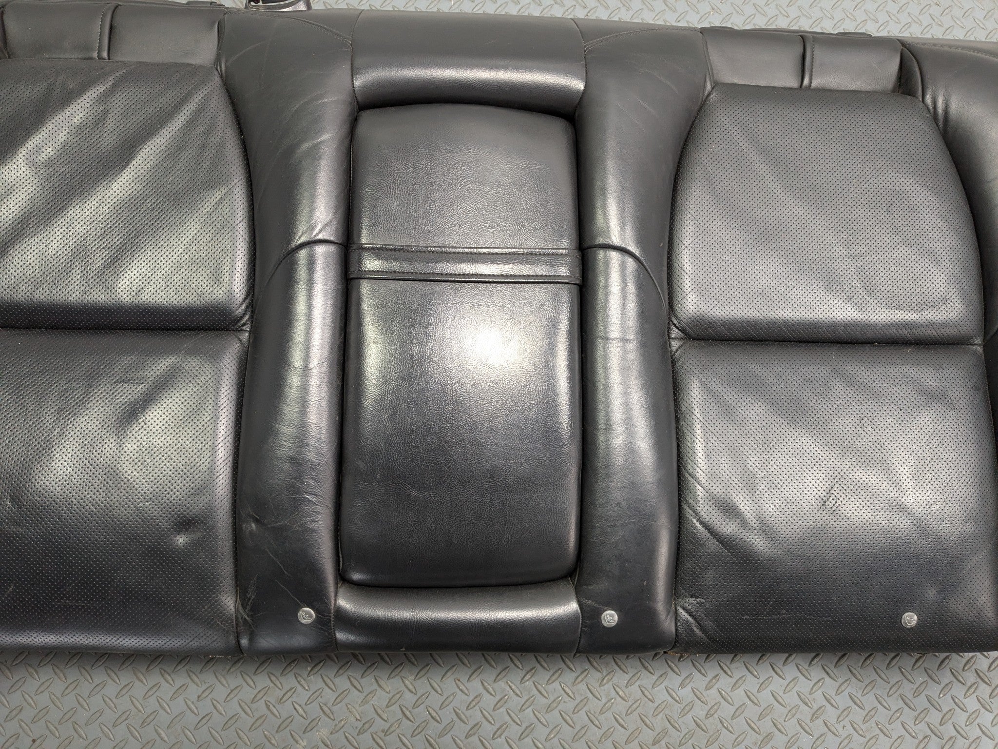 2004 - 2006 ACURA TL OEM REAR BACK UPPER SEAT CUSHION WITH ARMREST LEATHER BLACK