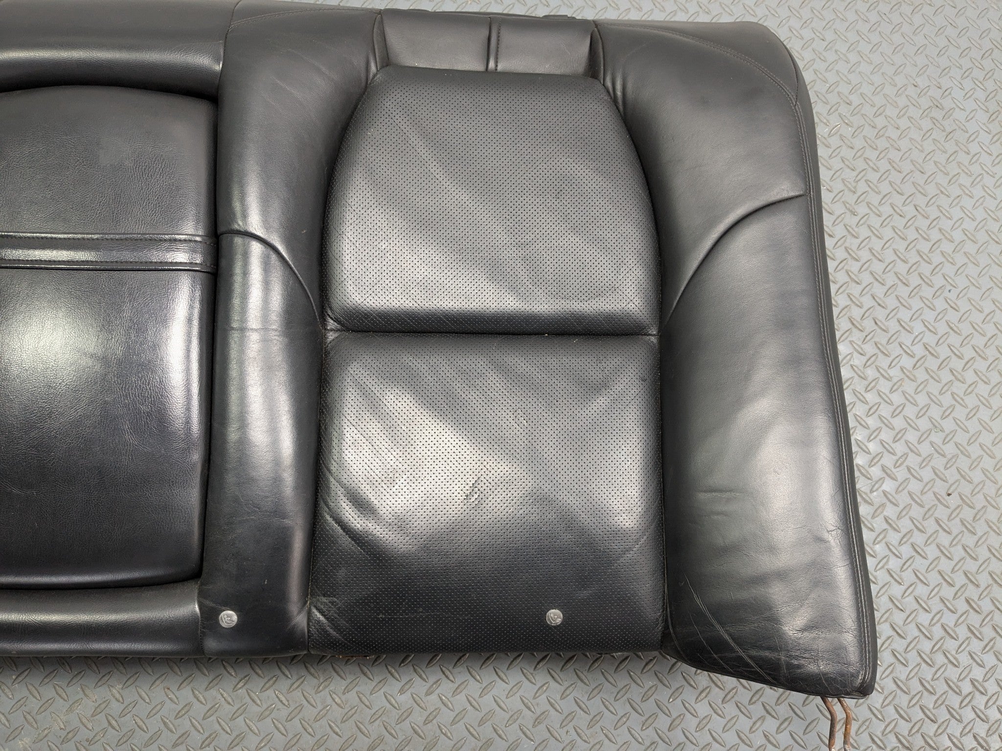 2004 - 2006 ACURA TL OEM REAR BACK UPPER SEAT CUSHION WITH ARMREST LEATHER BLACK