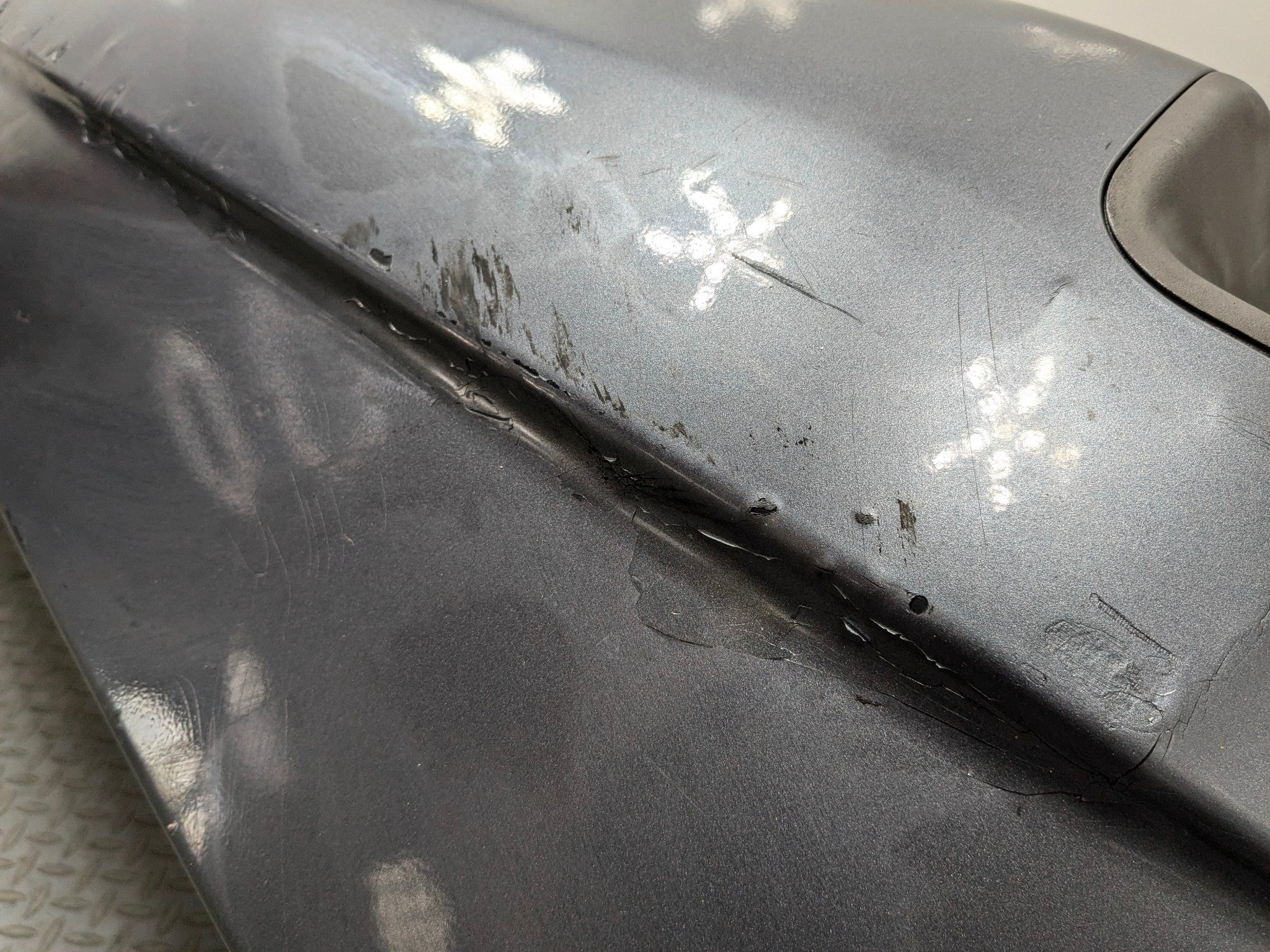 2004 - 2006 ACURA TL OEM REAR BUMPER LOWER COVER PANEL ANTHRACITE METALLIC