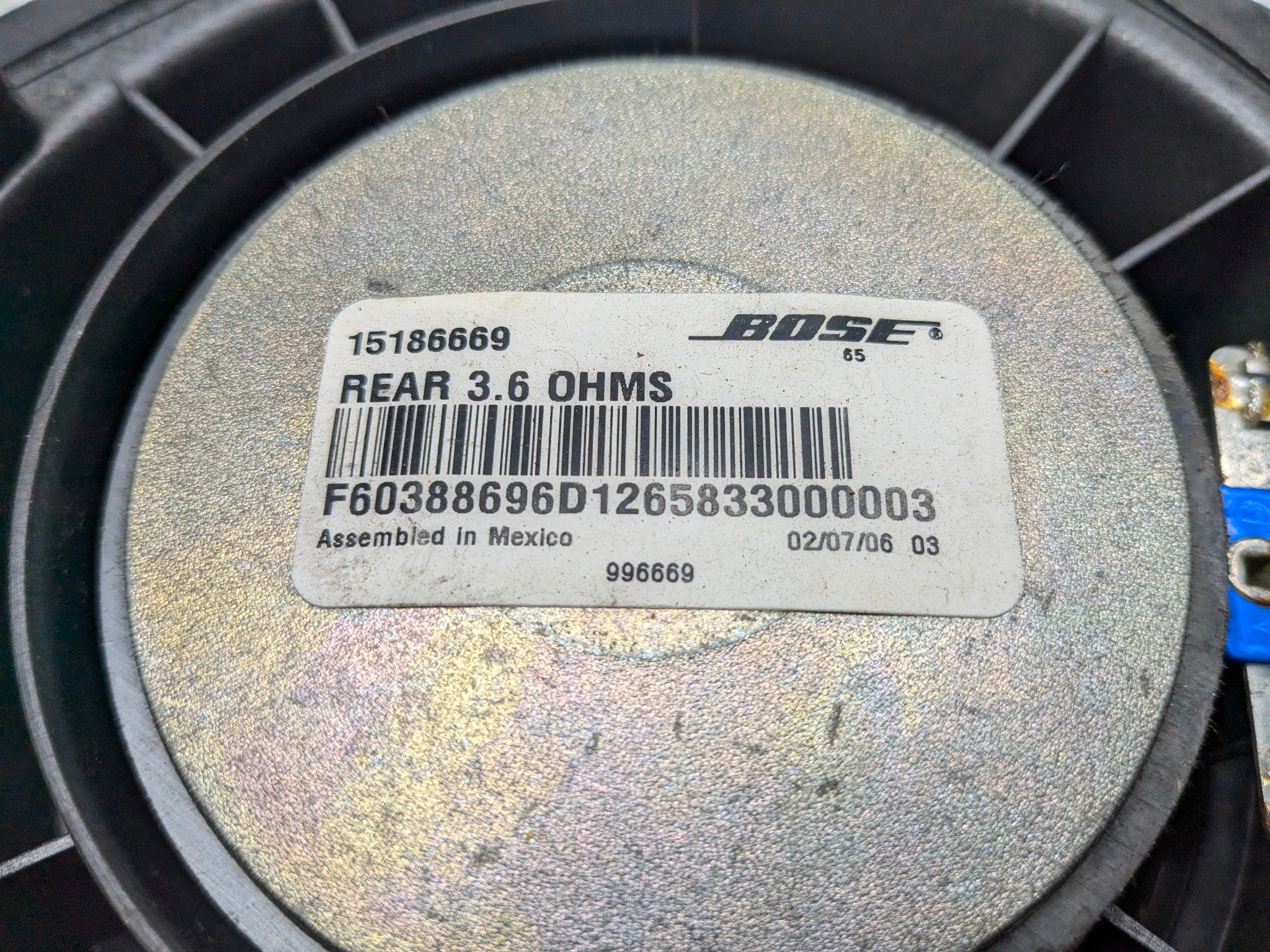 2007 - 2009 CHEVROLET TAHOE OEM INTERIOR SPEAKER AUDIO SOUND SYSTEM SET OF 4