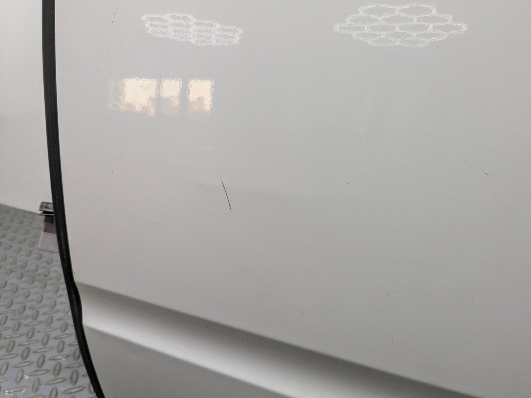 2008 - 2012 FORD ESCAPE OEM DOOR SHELL PANEL REAR LEFT DRIVER SIDE WHITE