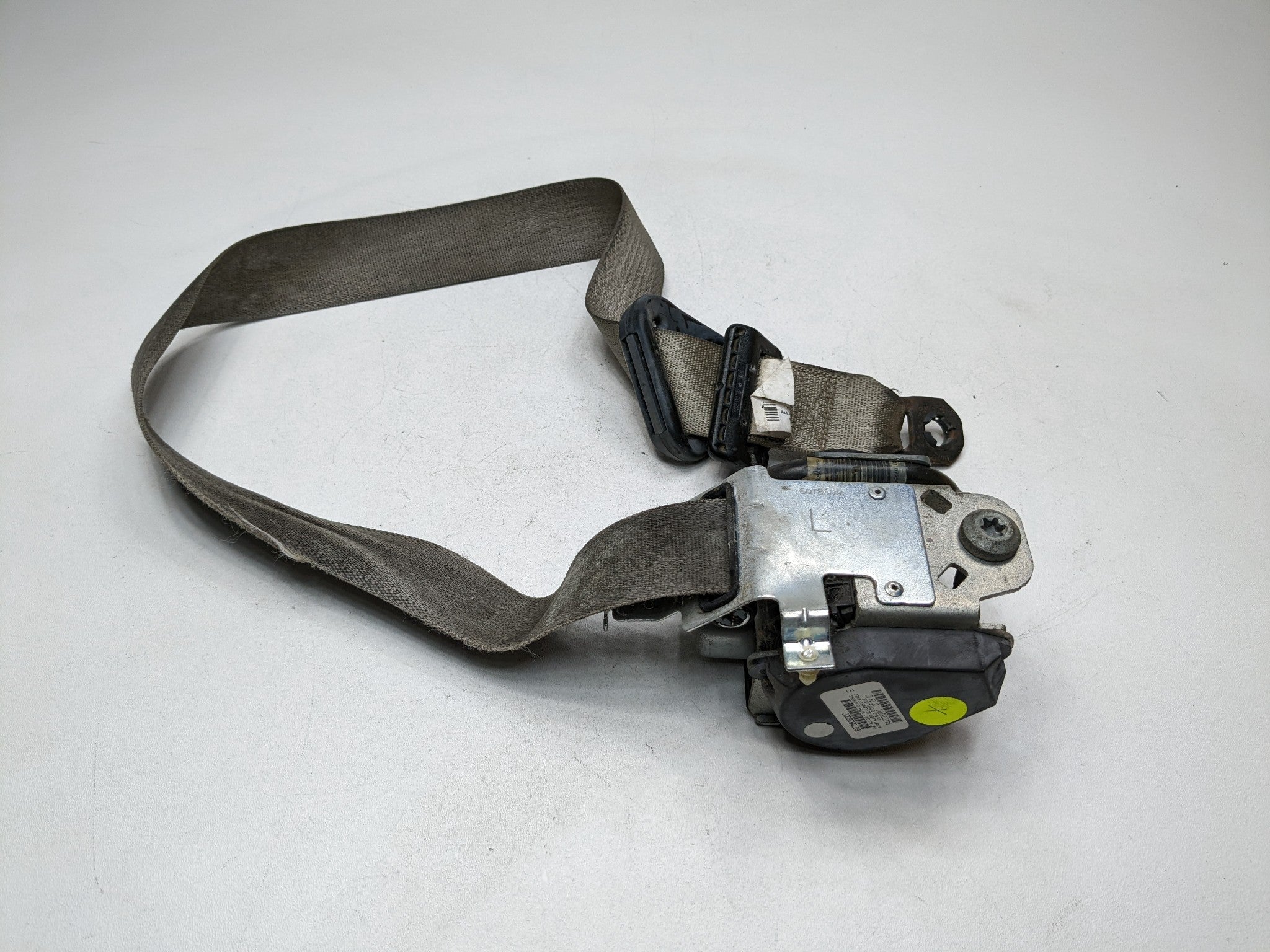 2008 - 2012 FORD ESCAPE OEM SEAT BELT RETRACTOR ASSEMBLY GRAY FRONT LEFT SIDE