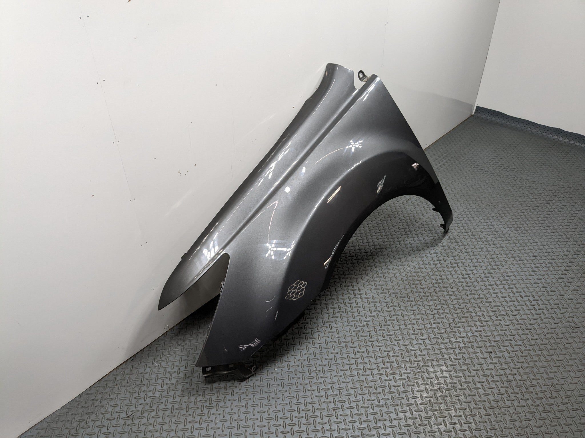 07 - 09 ACURA MDX OEM FRONT LEFT SIDE FENDER COVER PANEL  NIMBUS GRAY METALLIC