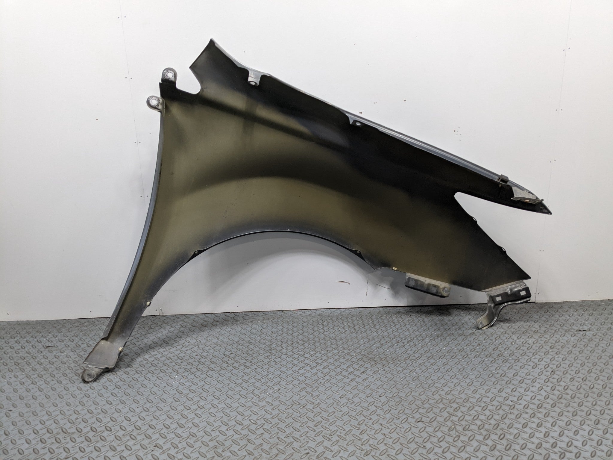07 - 09 ACURA MDX OEM FRONT LEFT SIDE FENDER COVER PANEL  NIMBUS GRAY METALLIC