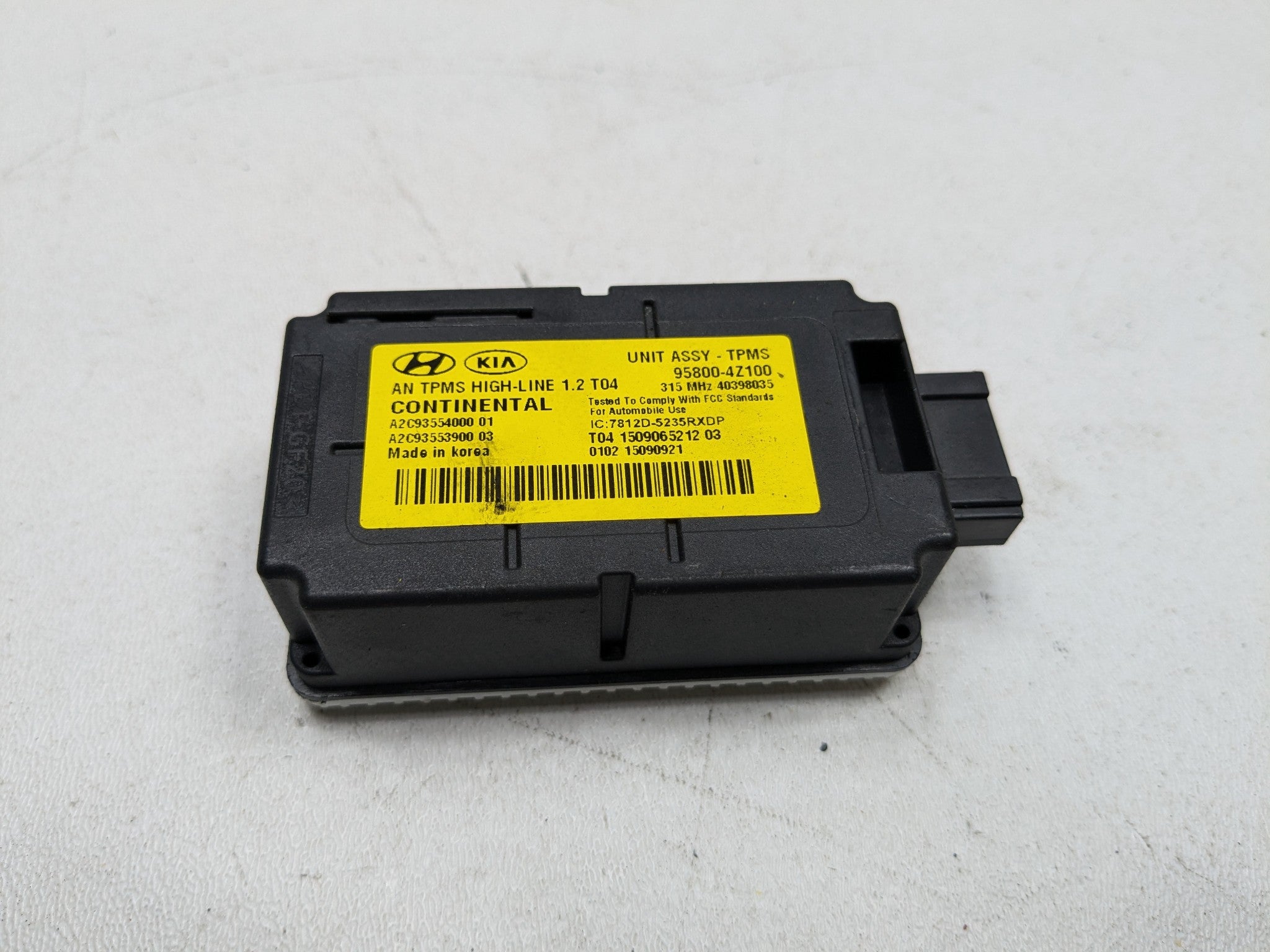 13 - 16 HYUNDAI SANTA FE OEM TPMS TIRE PRESSURE MONITORING CONTROL MODULE UNIT