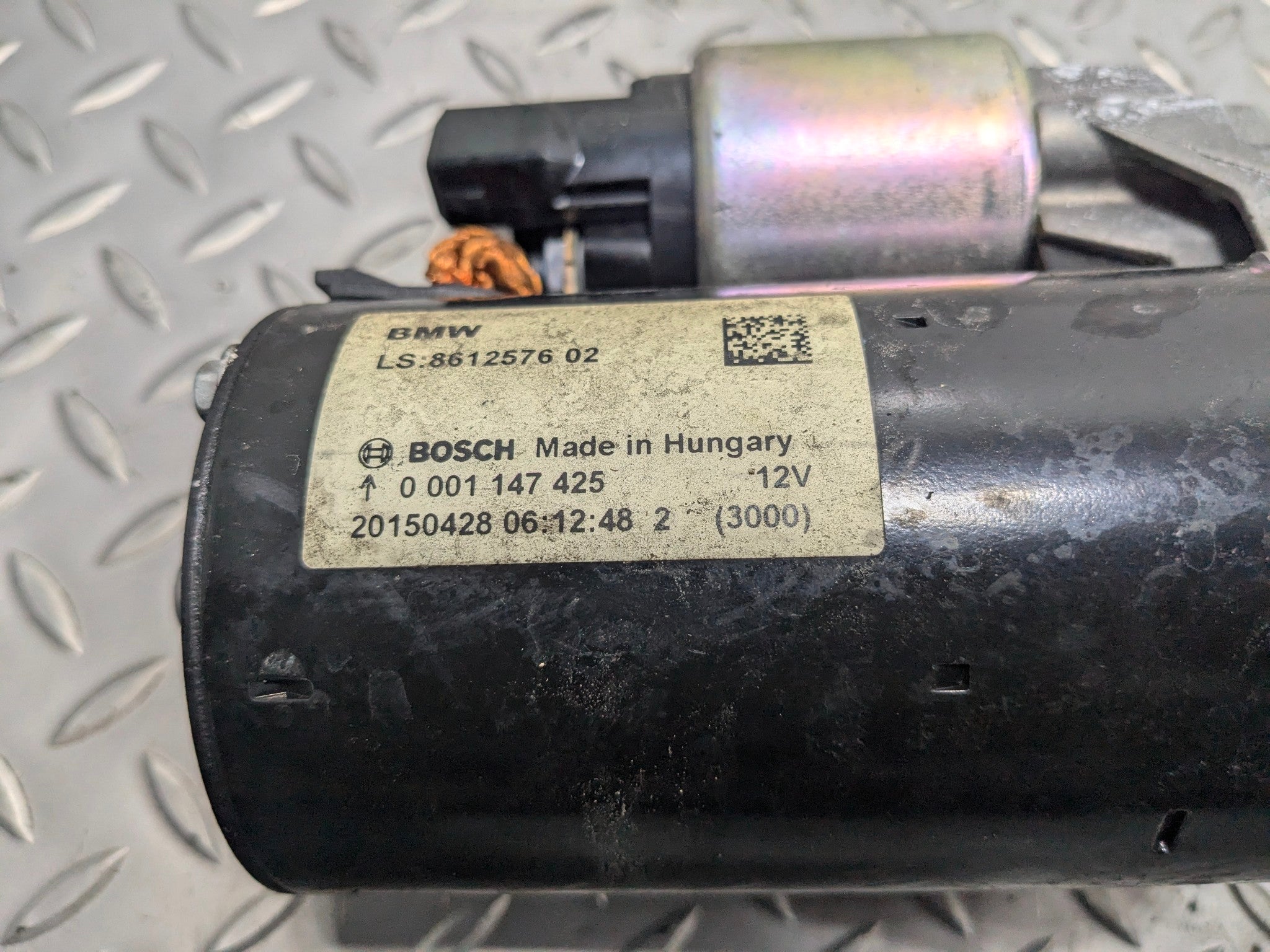 2015 - 2018 BMW 320I OEM ENGINE STARTER MOTOR ASSEMBLY AT