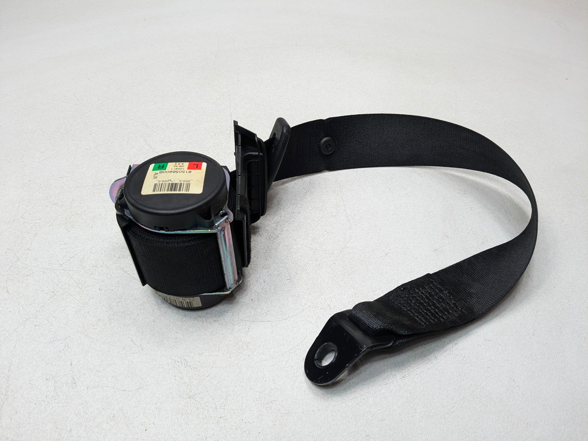 2011 - 2013 MINI COOPER OEM SEAT BELT RETRACTOR REAR LEFT DRIVER SIDE BLACK