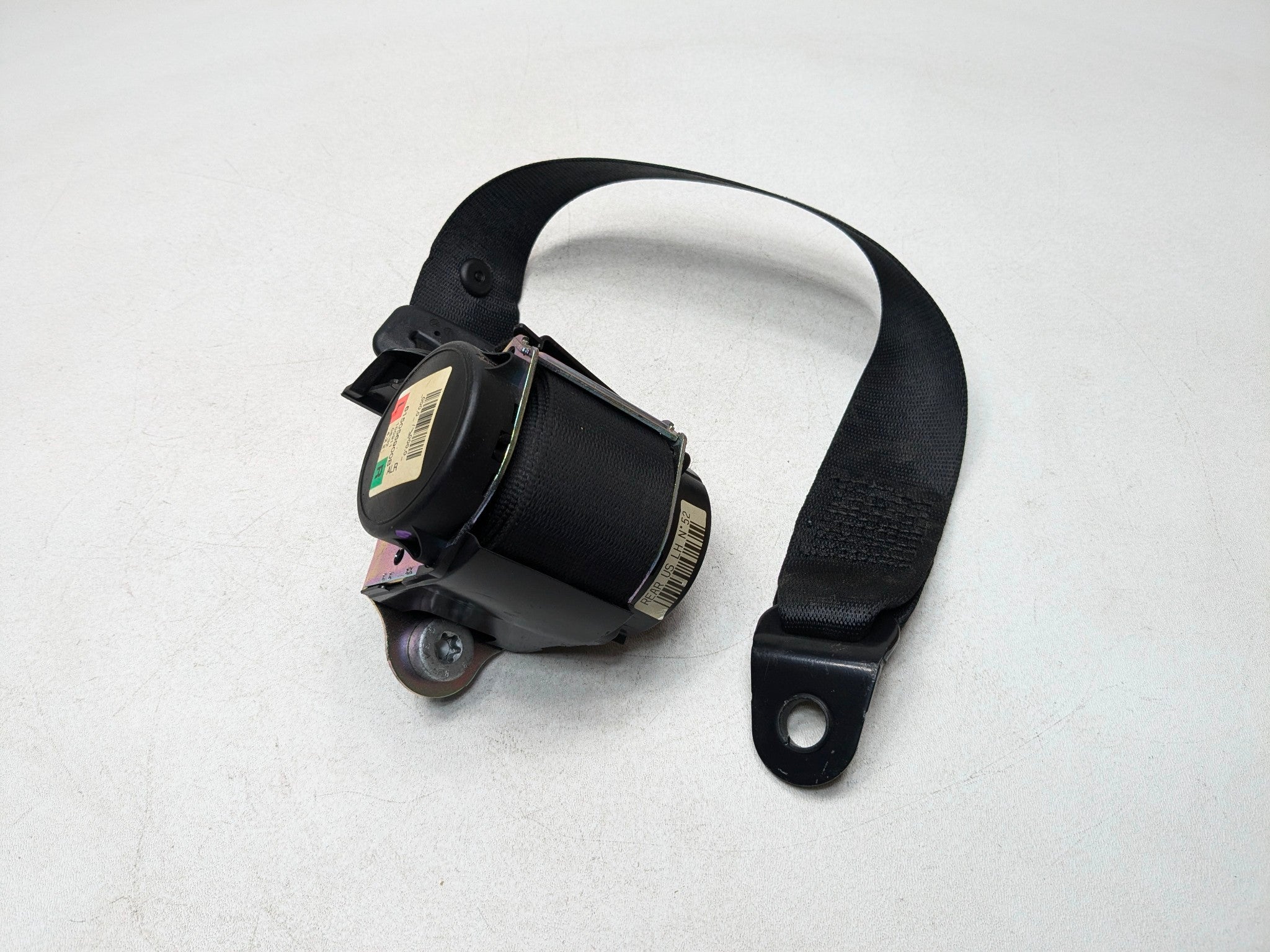 2011 - 2013 MINI COOPER OEM SEAT BELT RETRACTOR REAR LEFT DRIVER SIDE BLACK