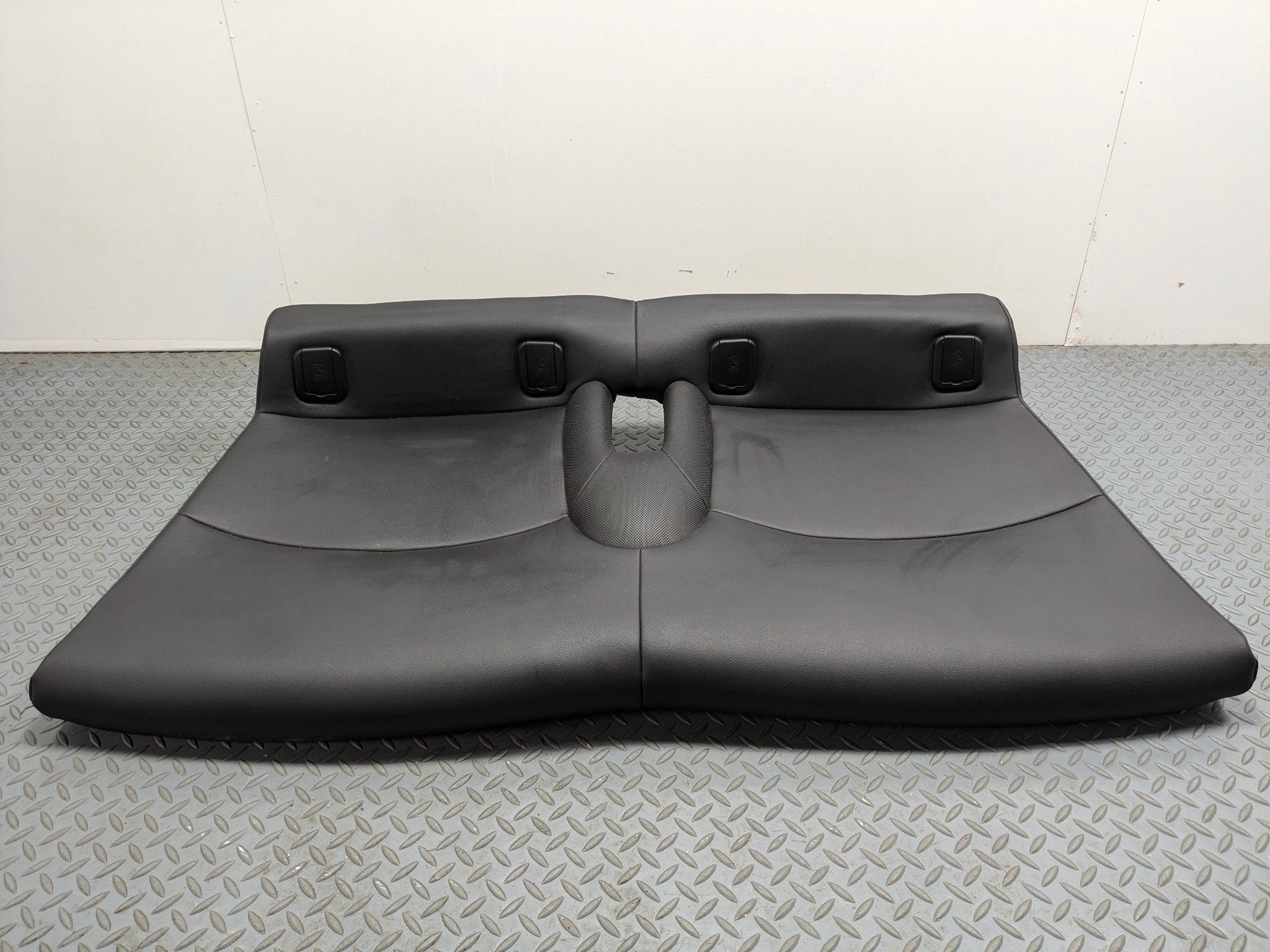 2011 - 2013 MINI COOPER OEM REAR SEAT LOWER CUSHION COVER BLACK LEATHER