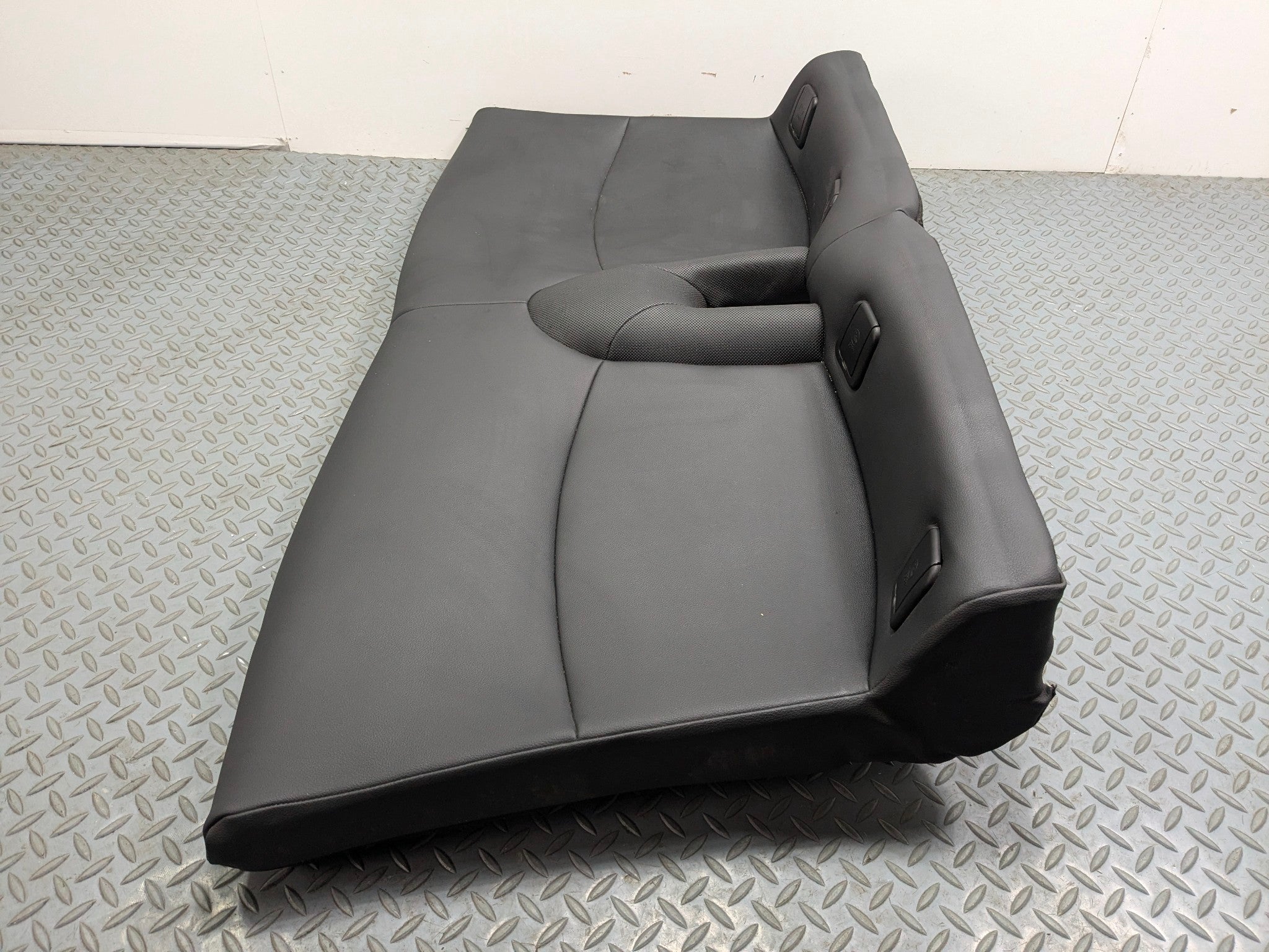 2011 - 2013 MINI COOPER OEM REAR SEAT LOWER CUSHION COVER BLACK LEATHER