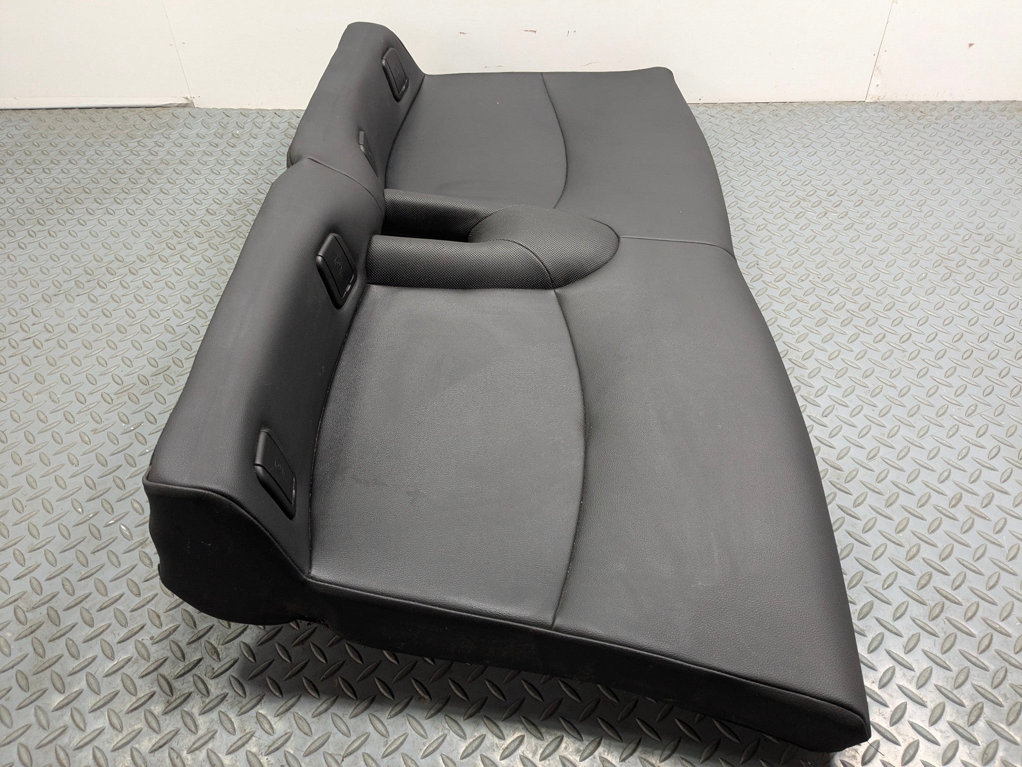2011 - 2013 MINI COOPER OEM REAR SEAT LOWER CUSHION COVER BLACK LEATHER
