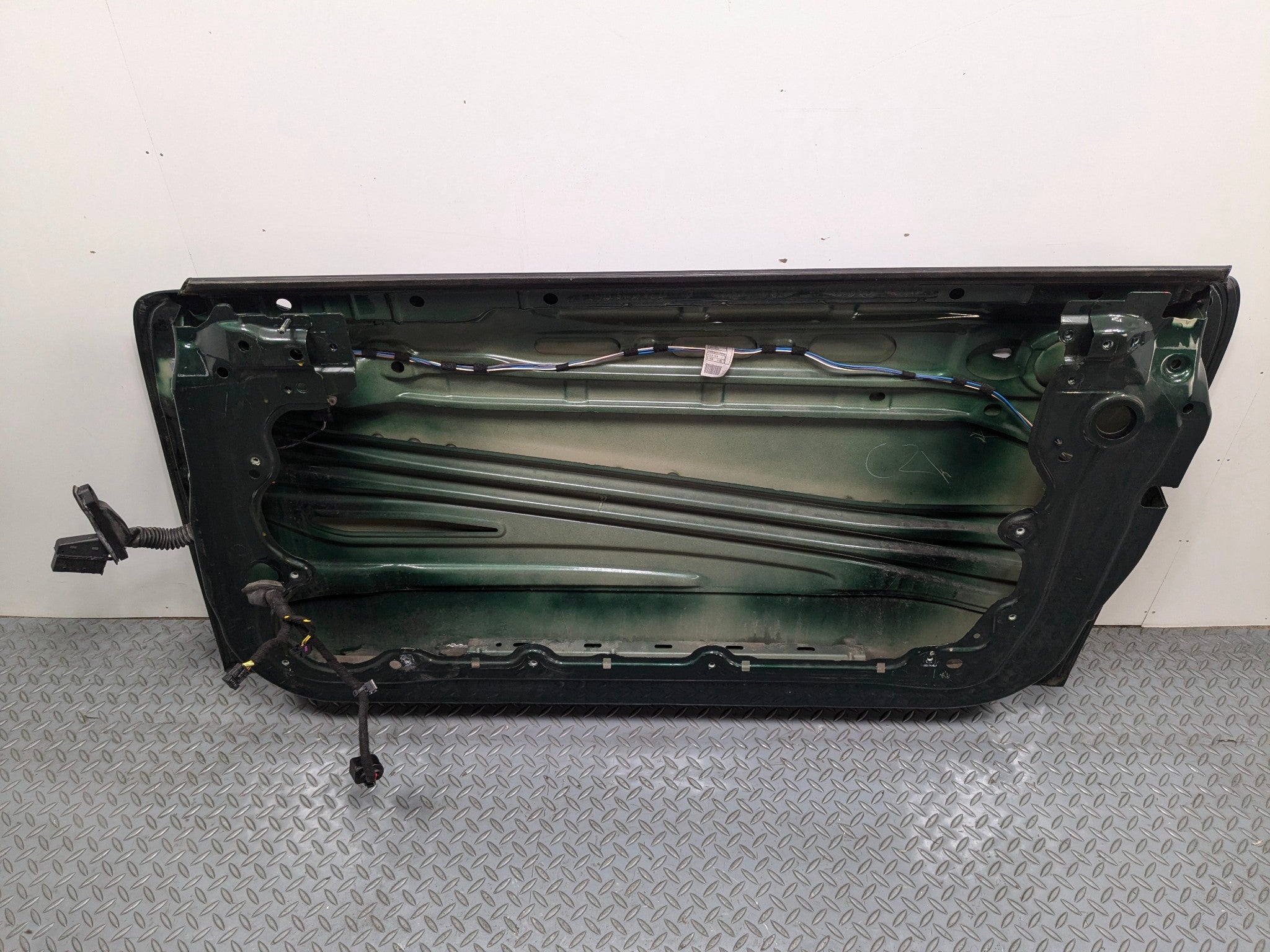 2011 - 2013 MINI COOPER OEM RIGHT PASSENGER FRONT DOOR SHELL PANEL GREEN