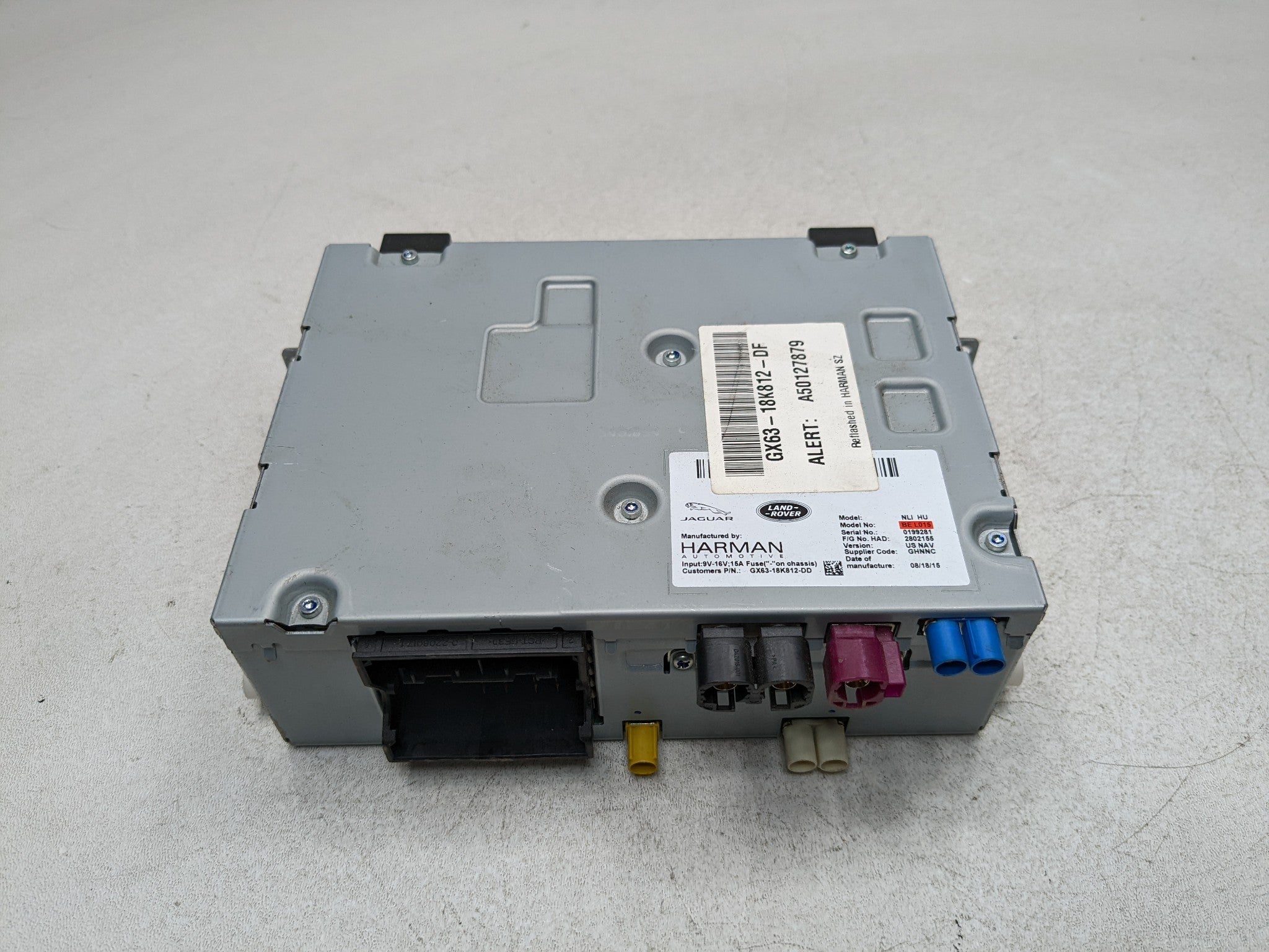 2015 - 2019 JAGUAR XF-S OEM REAR AUDIO STEREO RECEIVER CONTROL MODULE