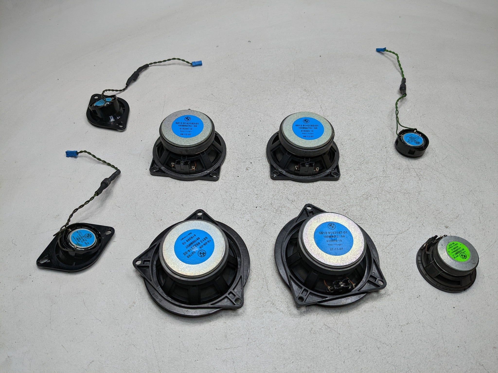 2007 - 2008 BMW 328I OEM SPEAKER SET AUDIO SOUND SYSTEM FRONT AND REAR