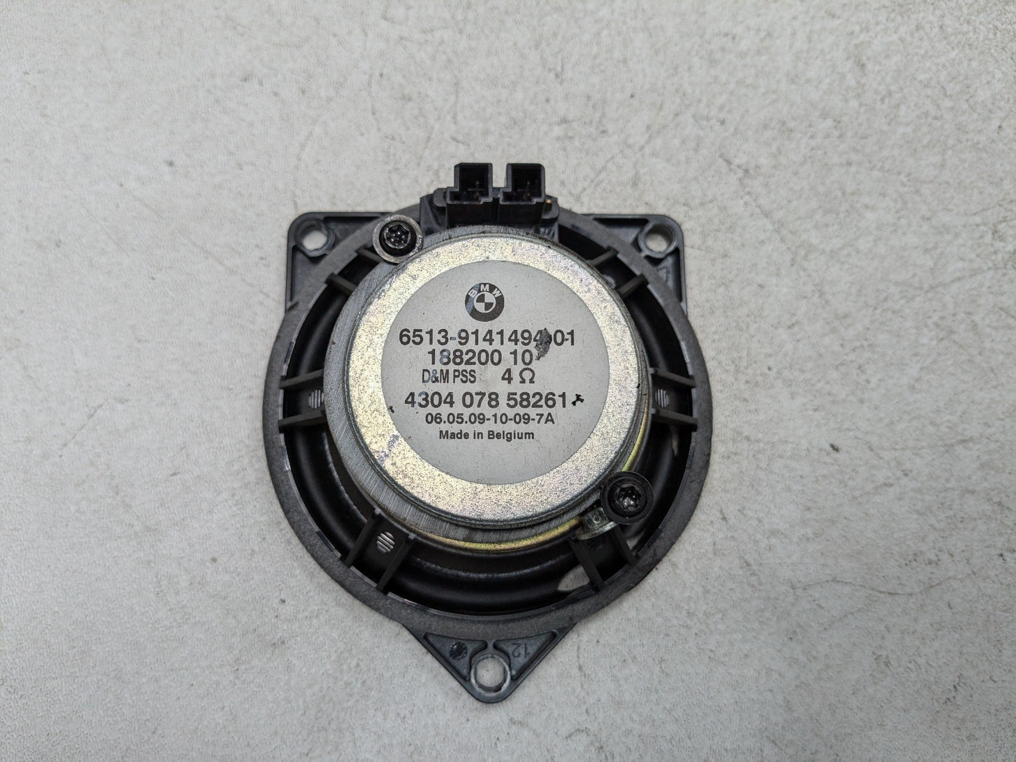 2007 - 2010 BMW X5 OEM SPEAKER SET OF FOUR AUDIO SOUND SYSTEM FRONT AND REAR