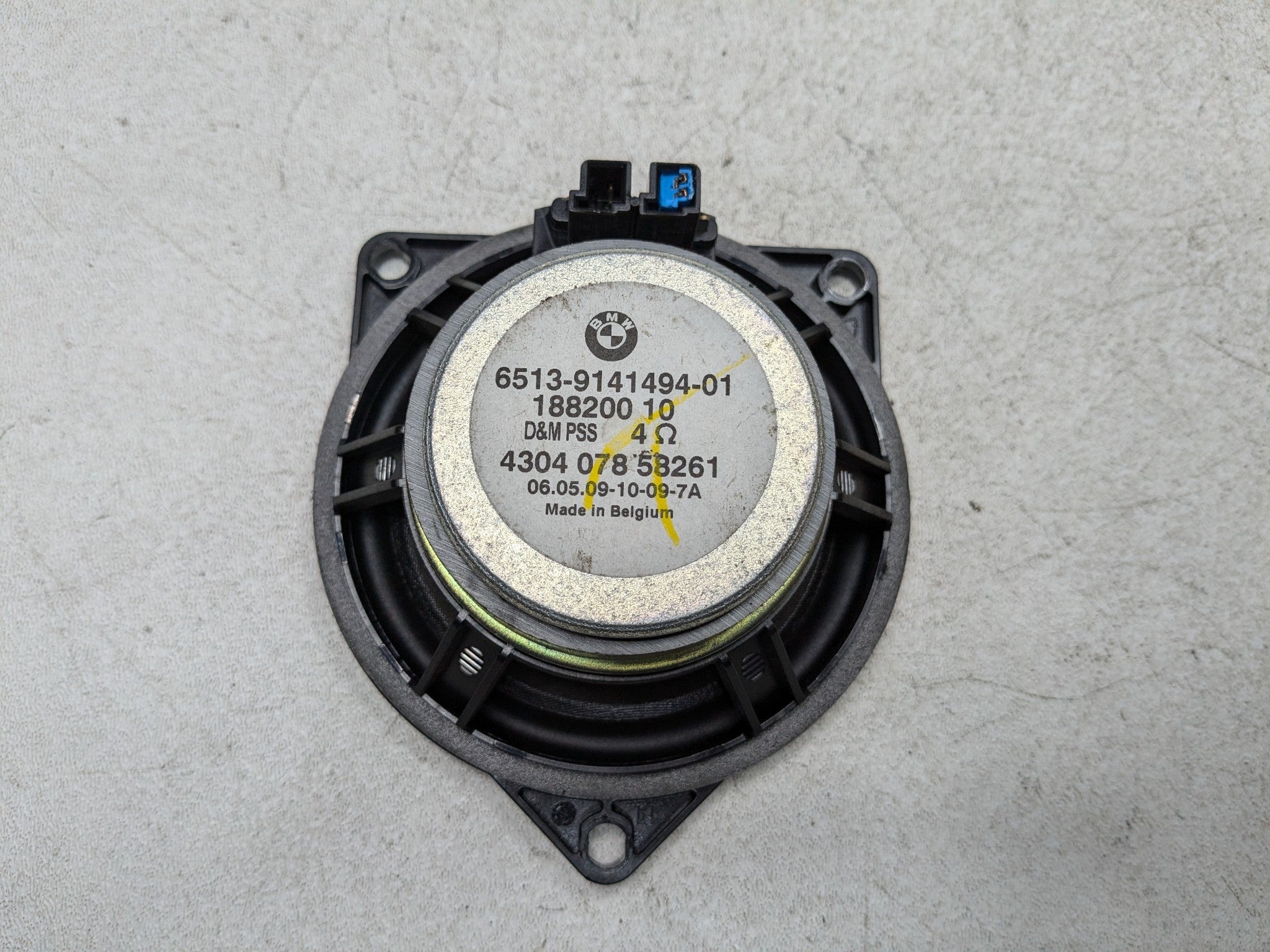 2007 - 2010 BMW X5 OEM SPEAKER SET OF FOUR AUDIO SOUND SYSTEM FRONT AND REAR
