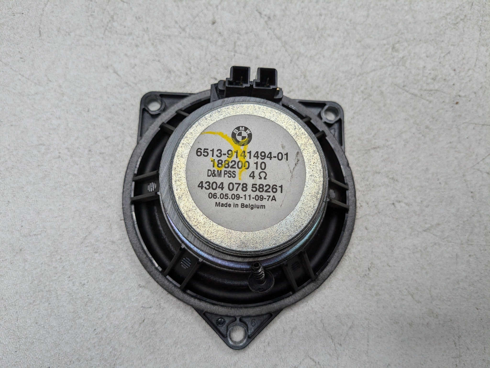 2007 - 2010 BMW X5 OEM SPEAKER SET OF FOUR AUDIO SOUND SYSTEM FRONT AND REAR