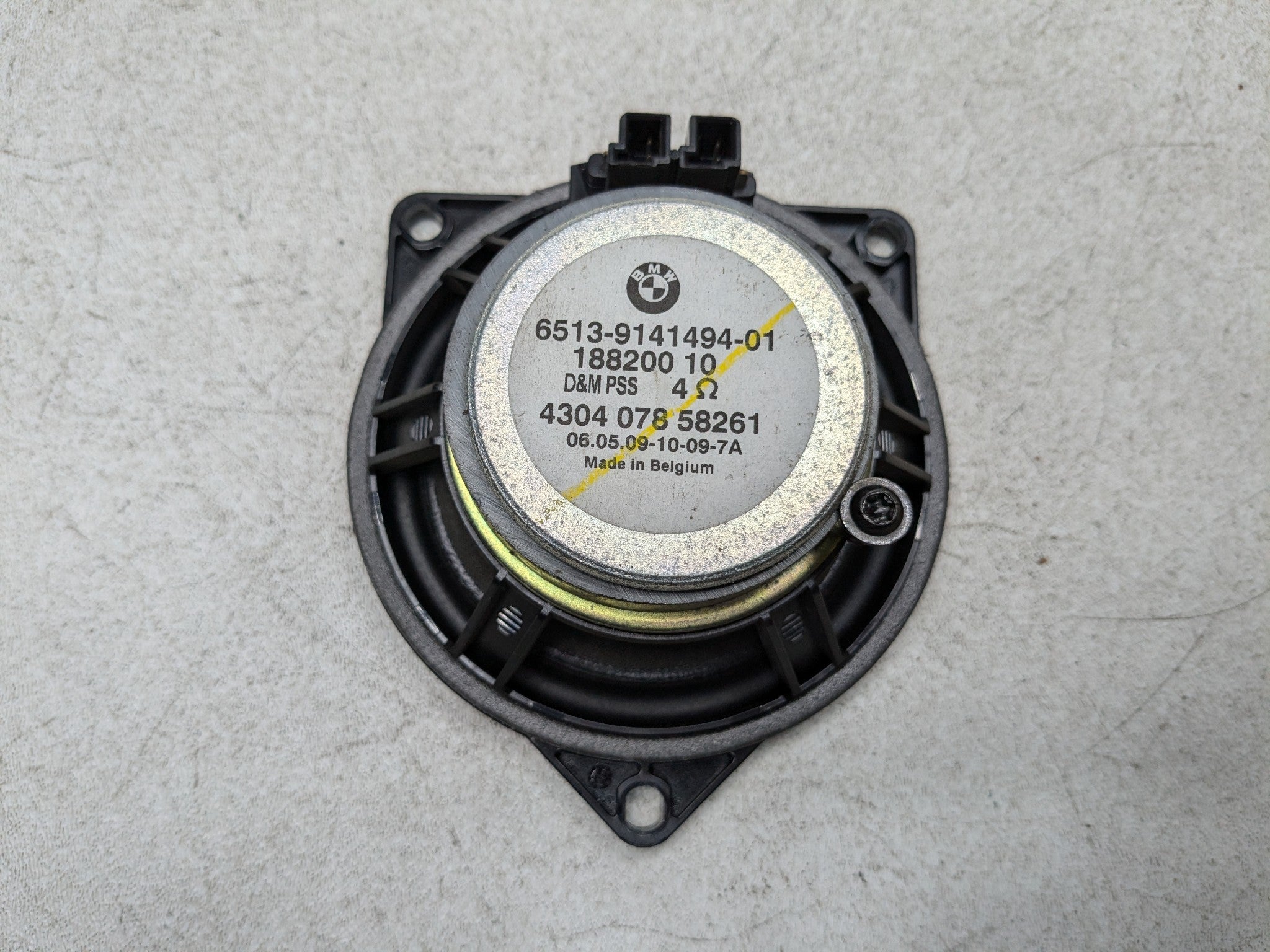 2007 - 2010 BMW X5 OEM SPEAKER SET OF FOUR AUDIO SOUND SYSTEM FRONT AND REAR