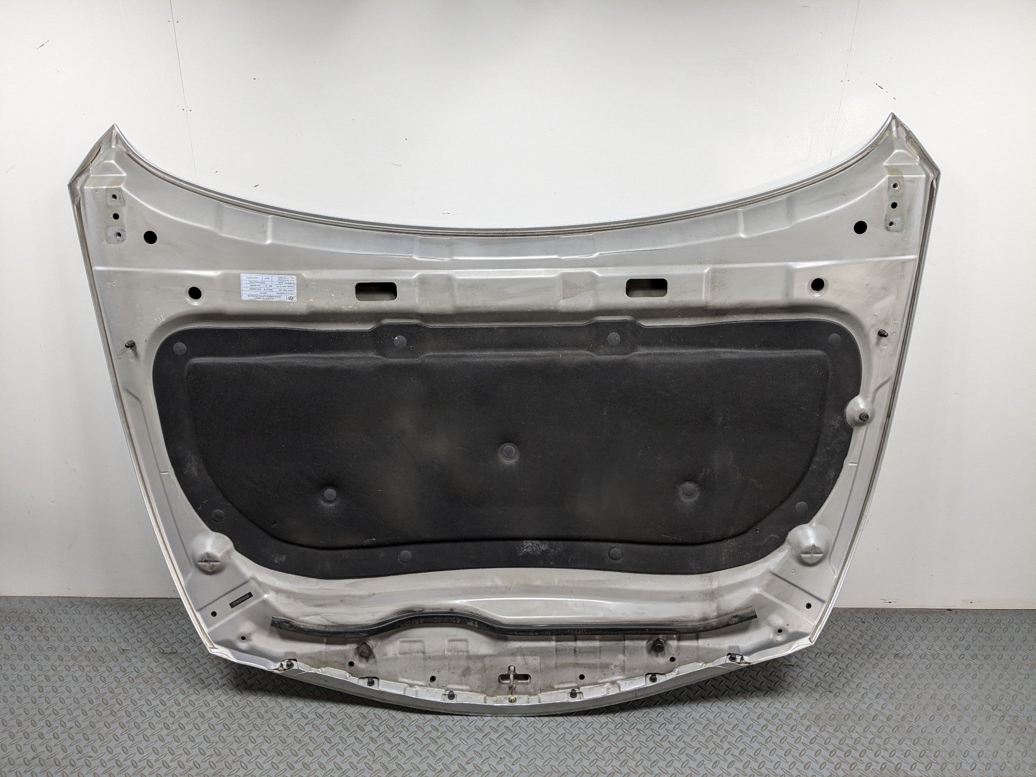 11 - 13 HYUNDAI SONATA OEM FRONT HOOD BONNET SHELL PANEL ASSEMBLY RADIANT SILVER