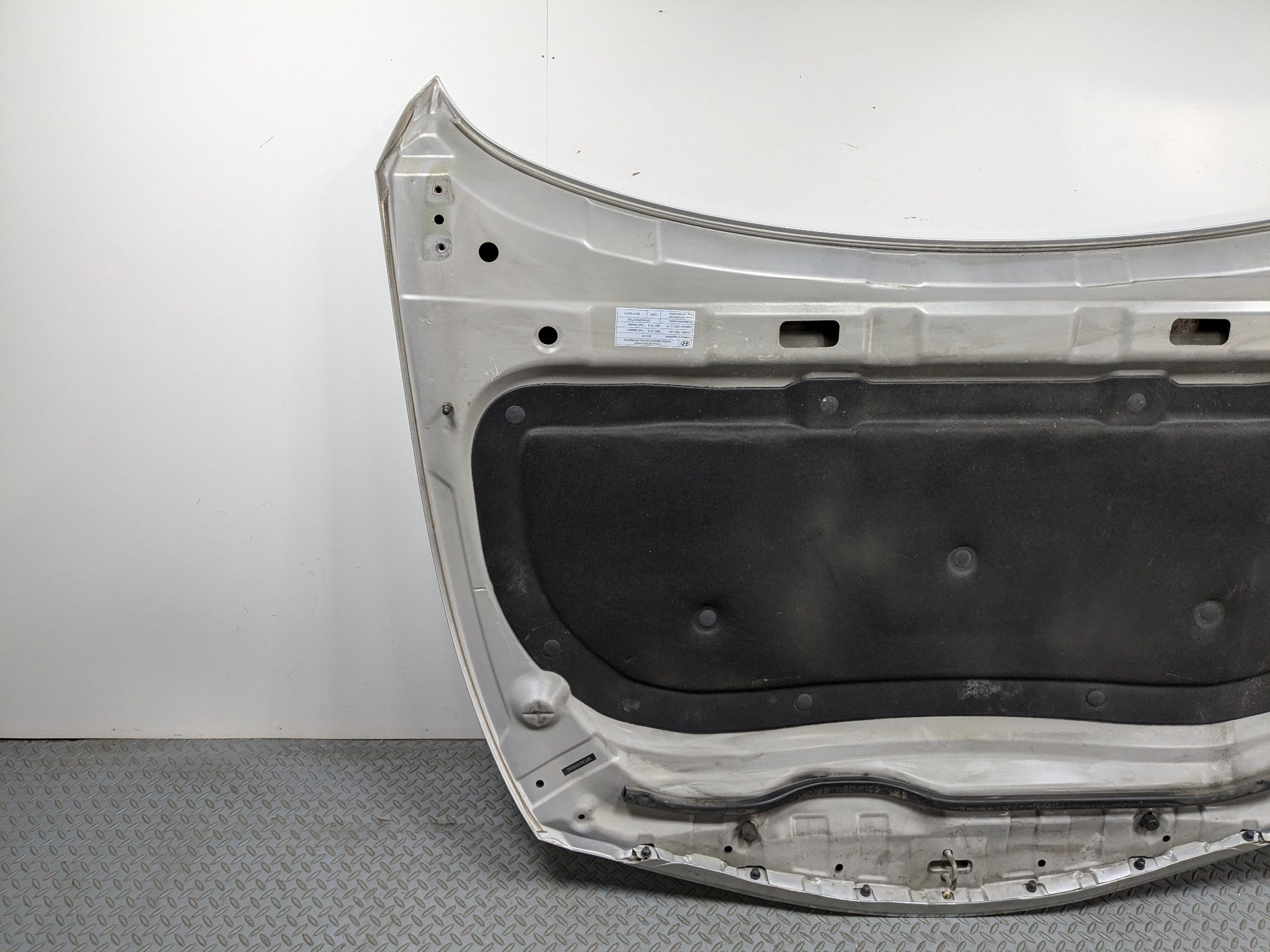 11 - 13 HYUNDAI SONATA OEM FRONT HOOD BONNET SHELL PANEL ASSEMBLY RADIANT SILVER