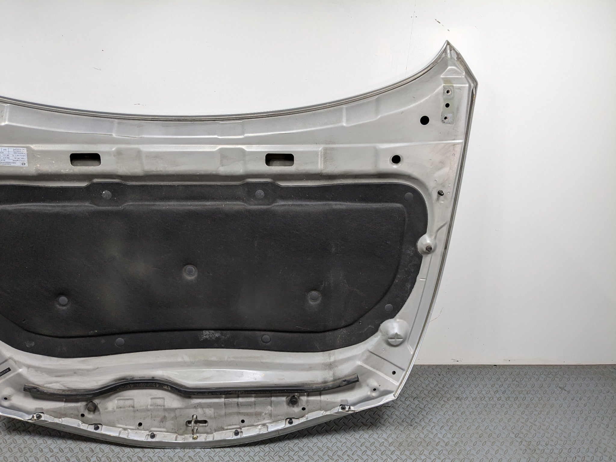 11 - 13 HYUNDAI SONATA OEM FRONT HOOD BONNET SHELL PANEL ASSEMBLY RADIANT SILVER