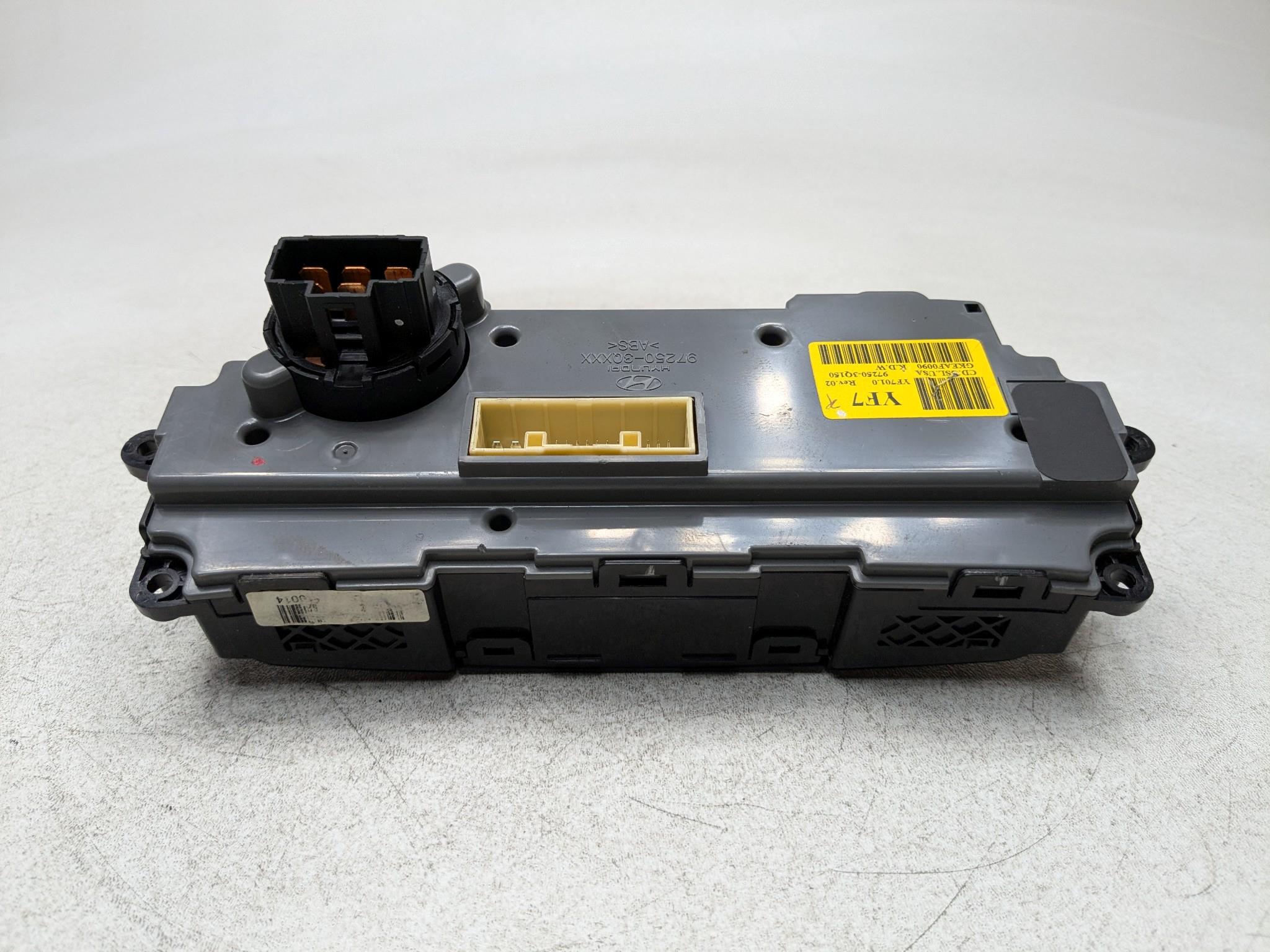 11 - 13 HYUNDAI SONATA OEM CLIMATE CONTROL TEMPERATURE UNIT AC HEATER FRONT SIDE