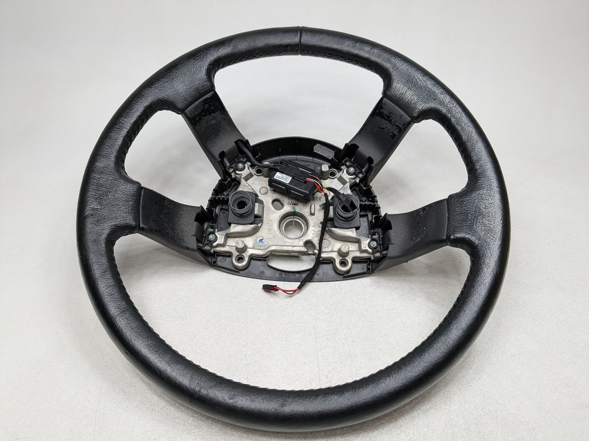 2003 - 2005 LAND ROVER RANGE ROVER OEM STEERING WHEEL BLACK LEATHER