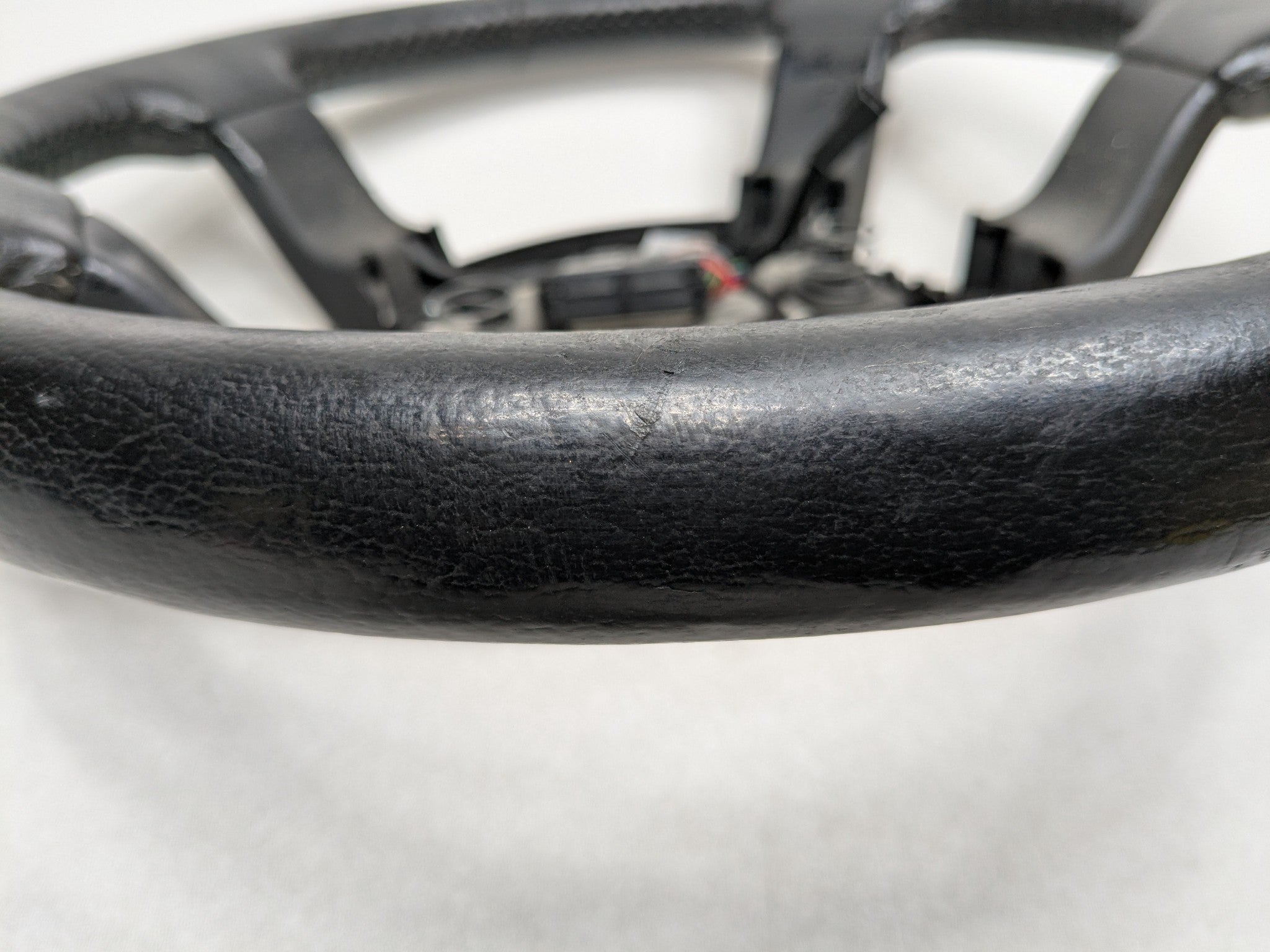 2003 - 2005 LAND ROVER RANGE ROVER OEM STEERING WHEEL BLACK LEATHER