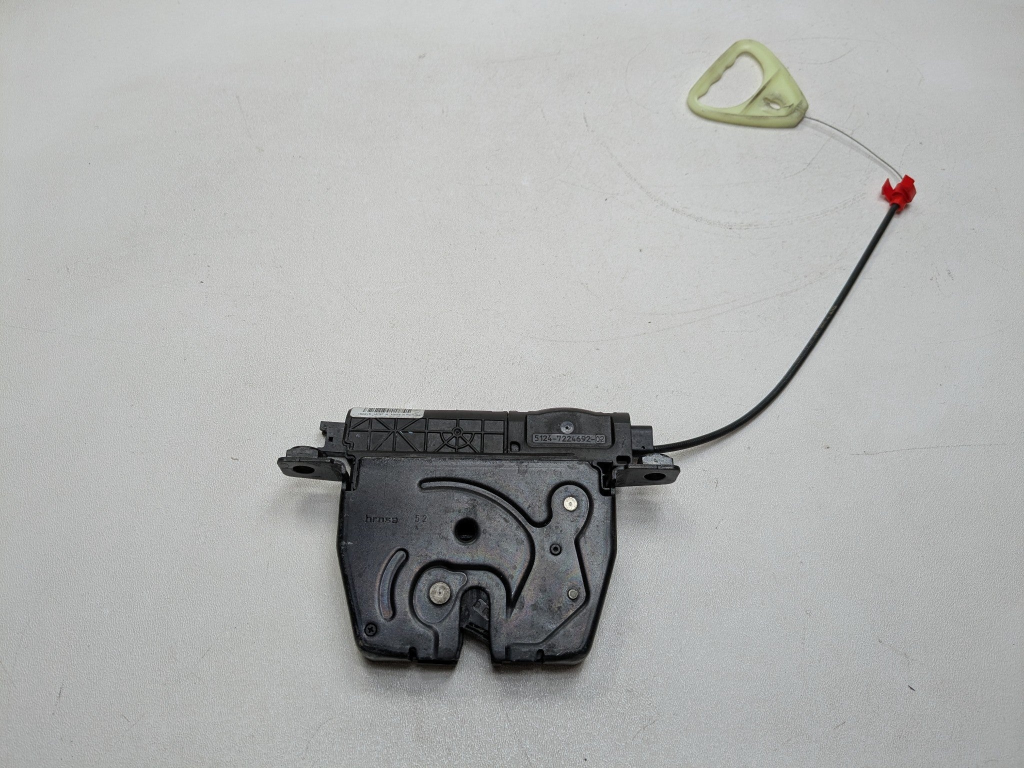 2014 - 2016 BMW 528I OEM LID LATCH REAR TRUNK LIFTGATE LOCK RELEASE ACTUATOR