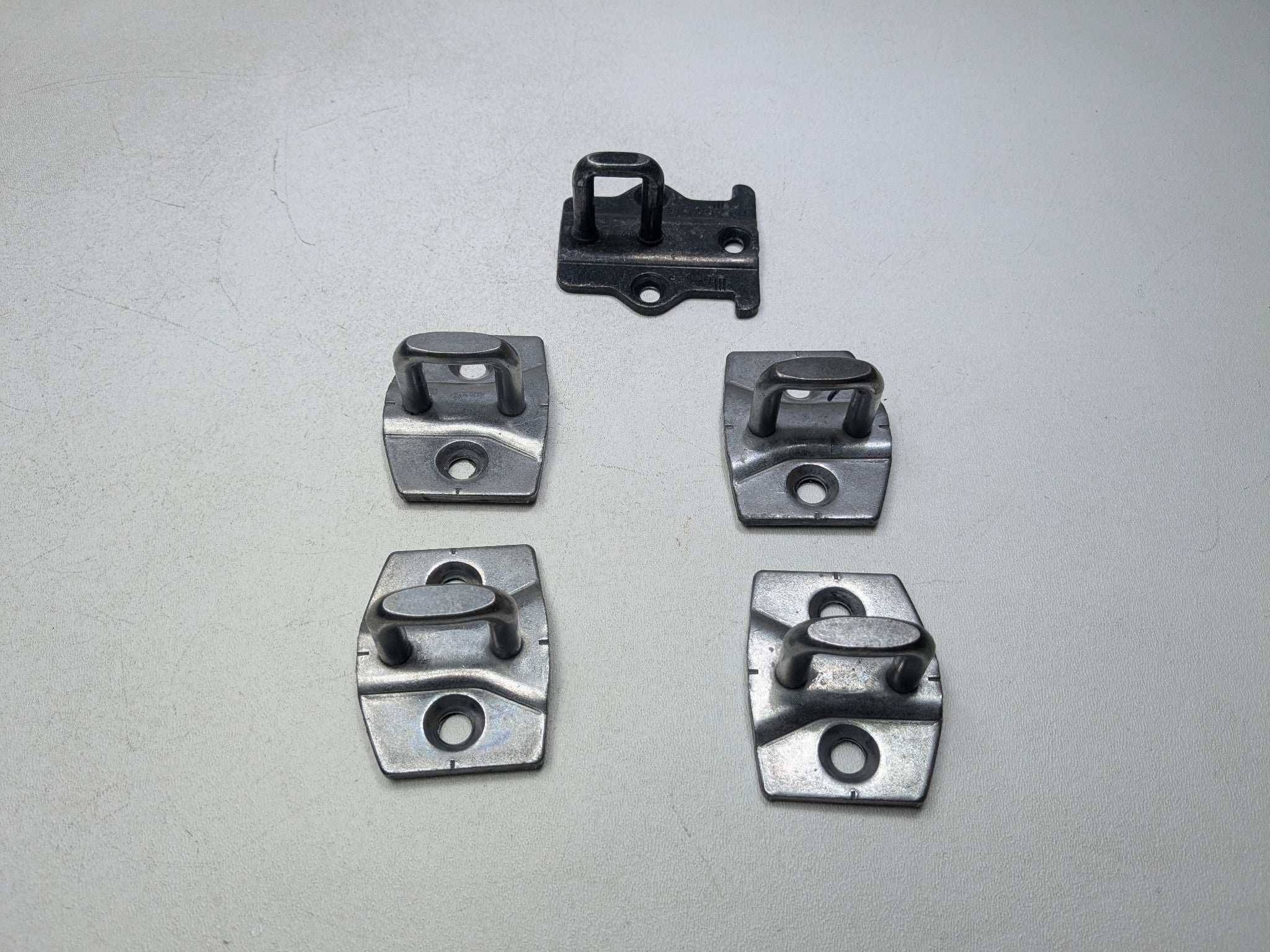 2014 - 2016 BMW 528I OEM DOOR LOCK STRIKER PLATE FRONT AND REAR SET OF FIVE