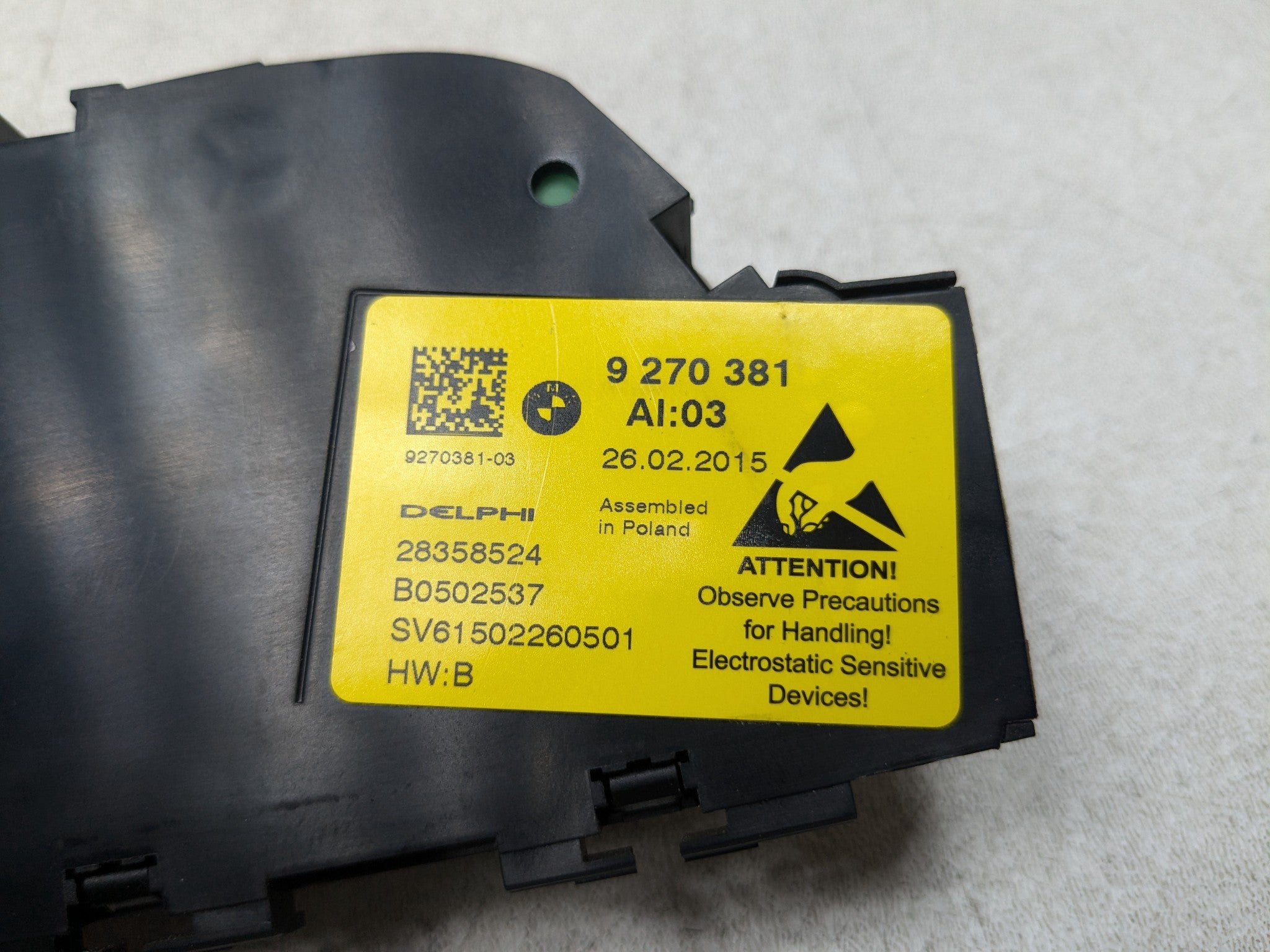 2014 - 2016 BMW 528I OEM POWER SEAT ADJUST CONTROL SWITCH FRONT LEFT DRIVER SIDE