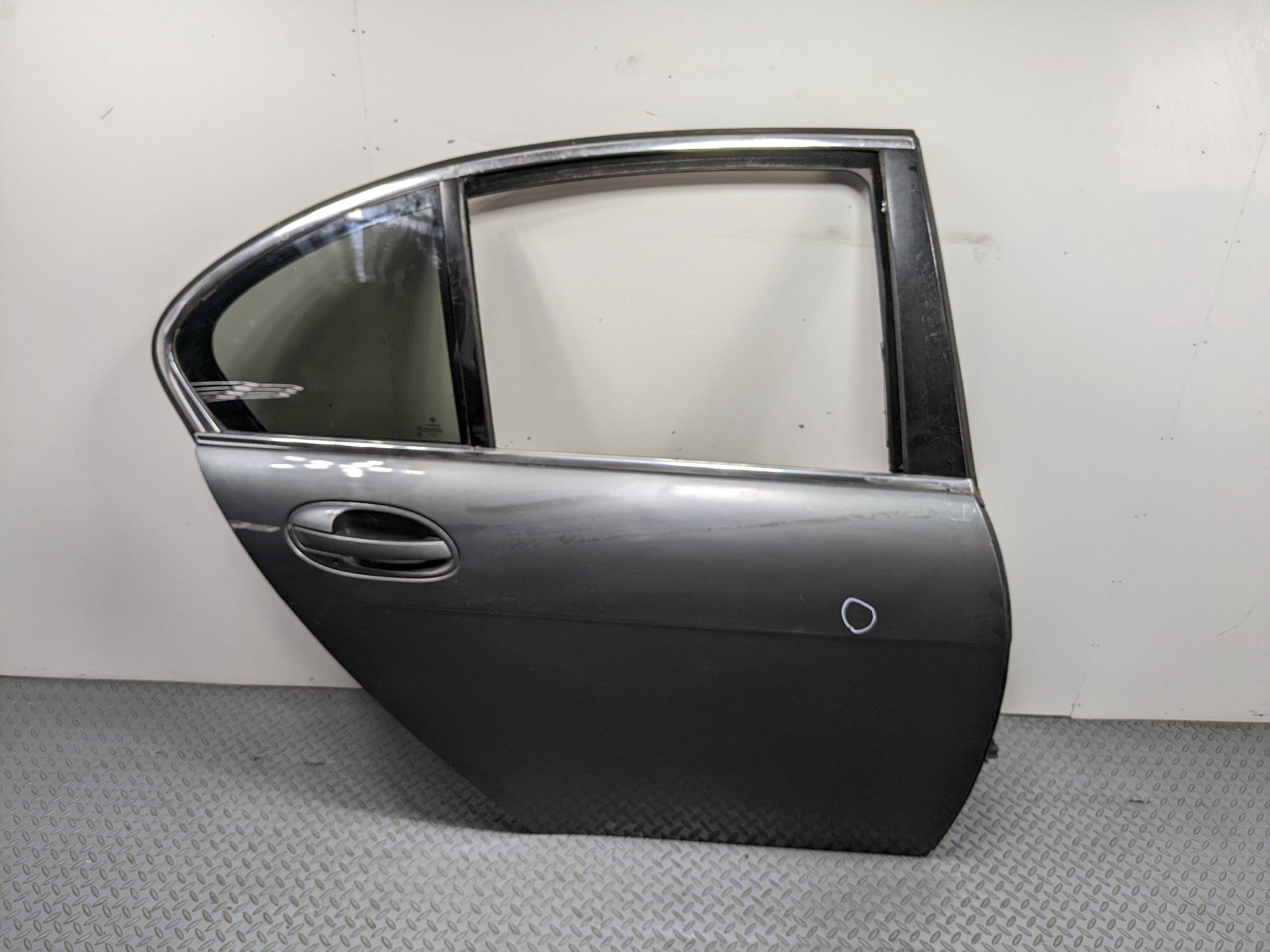 06 - 08 BMW 750I OEM DOOR SHELL PANEL WITH EXTERIOR DOOR HANDLE REAR RIGHT SIDE