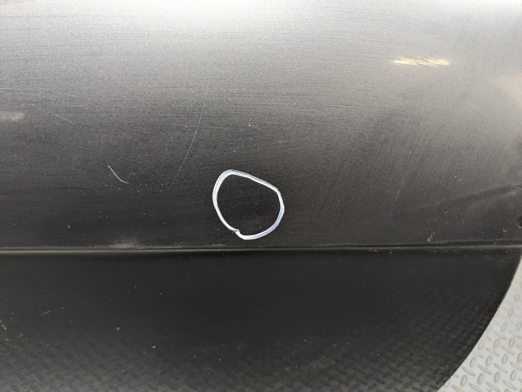 06 - 08 BMW 750I OEM DOOR SHELL PANEL WITH EXTERIOR DOOR HANDLE REAR RIGHT SIDE