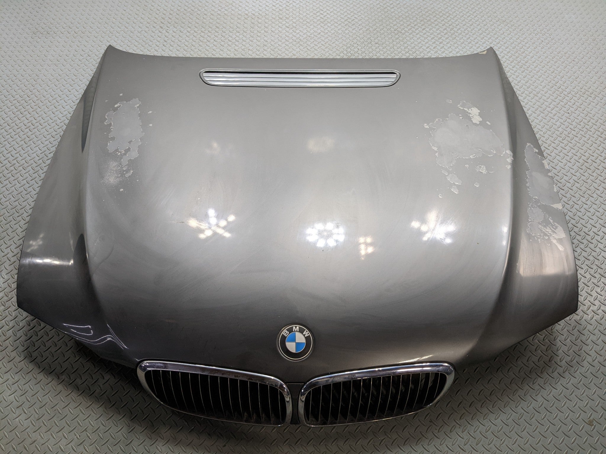 06 - 08 BMW 750I OEM FRONT HOOD BONNET SHELL COVER PANEL TITANIUM GREY METALLIC