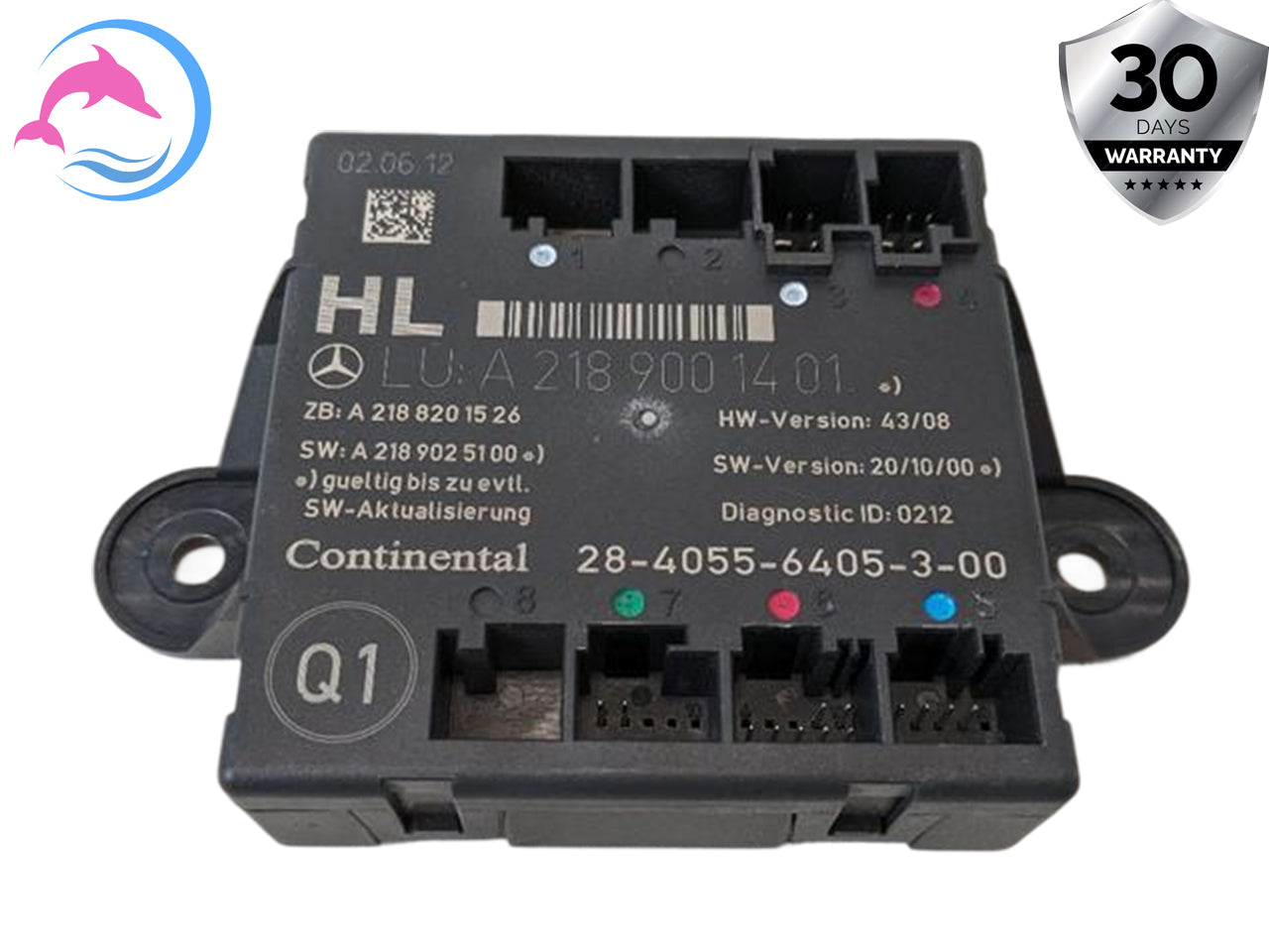 2008 - 2014 OEM MERCEDES-BENZ C300 REAR LEFT SIDE DOOR CONTROL MODULE UNIT