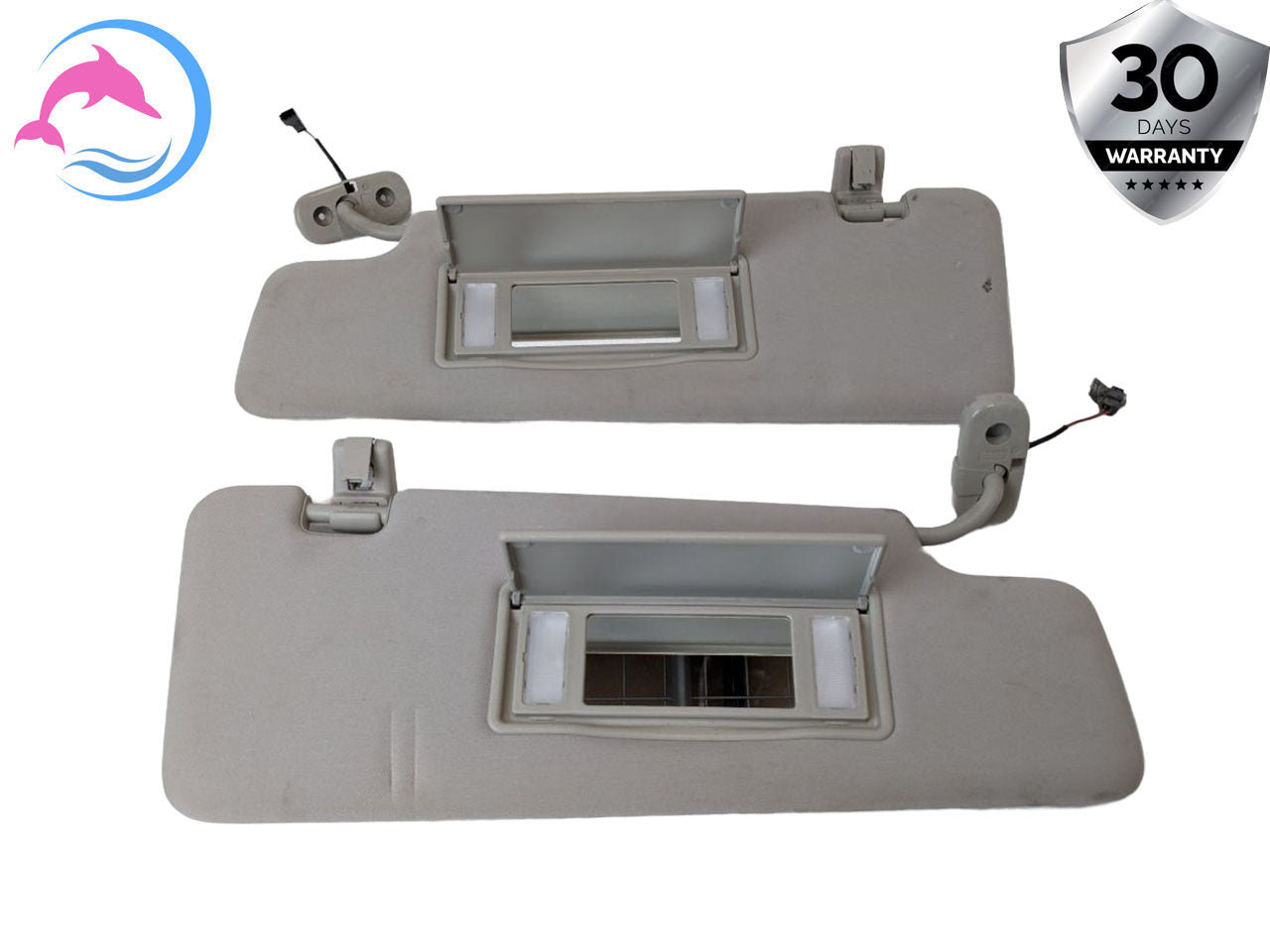 2014 - 2016 OEM LAND ROVER LR4 FRONT LEFT AND RIGHT SIDE SUN VISOR SET