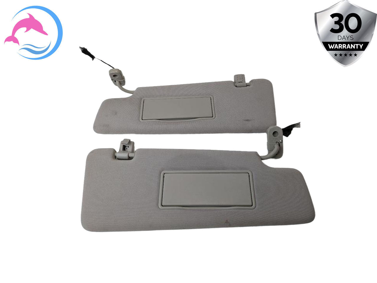 2014 - 2016 OEM LAND ROVER LR4 FRONT LEFT AND RIGHT UPPER ROOF SUN VISOR SET
