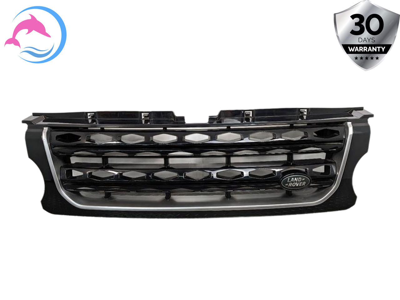 2014 - 2016 OEM LAND ROVER LR4 FRONT BUMPER CENTER GRILLE WITH EMBLEM ASSEMBLY