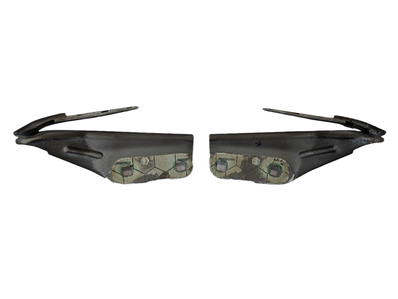 2008 - 2010 OEM PORSCHE CAYENNE FRONT LEFT AND RIGHT SIDE HOOD HINGE SET
